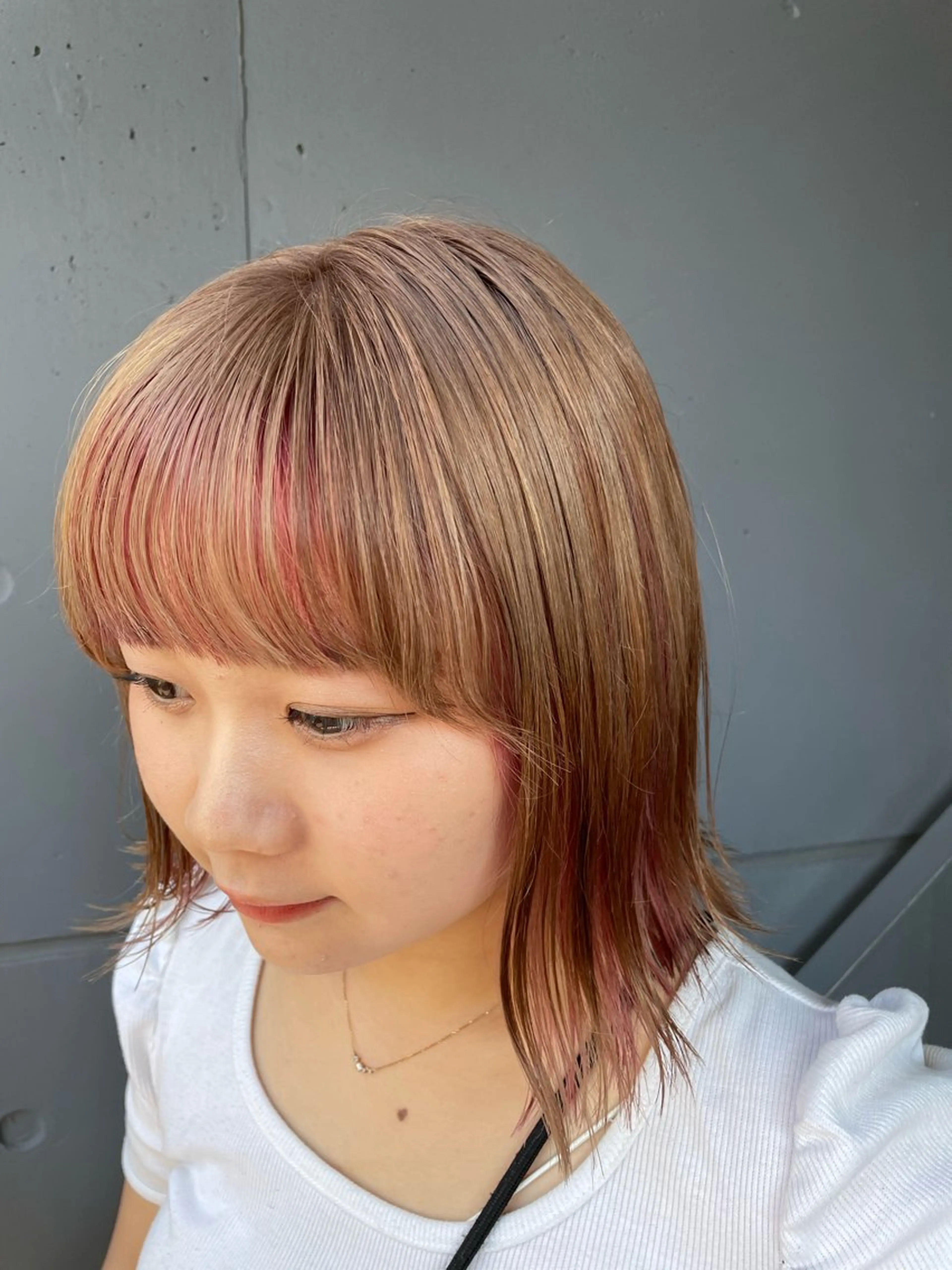 ミディアム PANOLA下北沢 中川夢菜のヘアスタイル