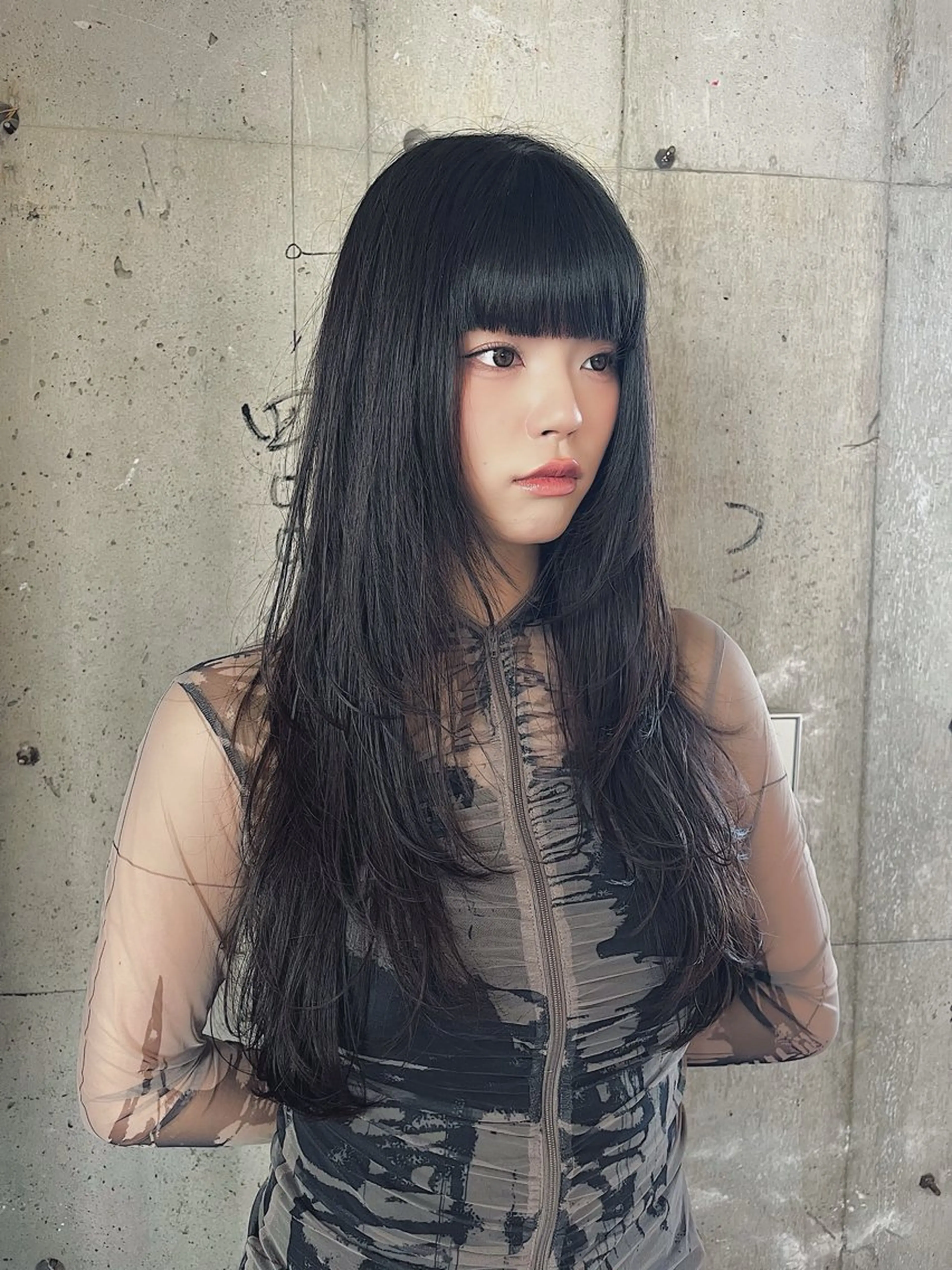 ロング IZAKI/パーマ/ ボブ/ショート/平尾のヘアスタイル