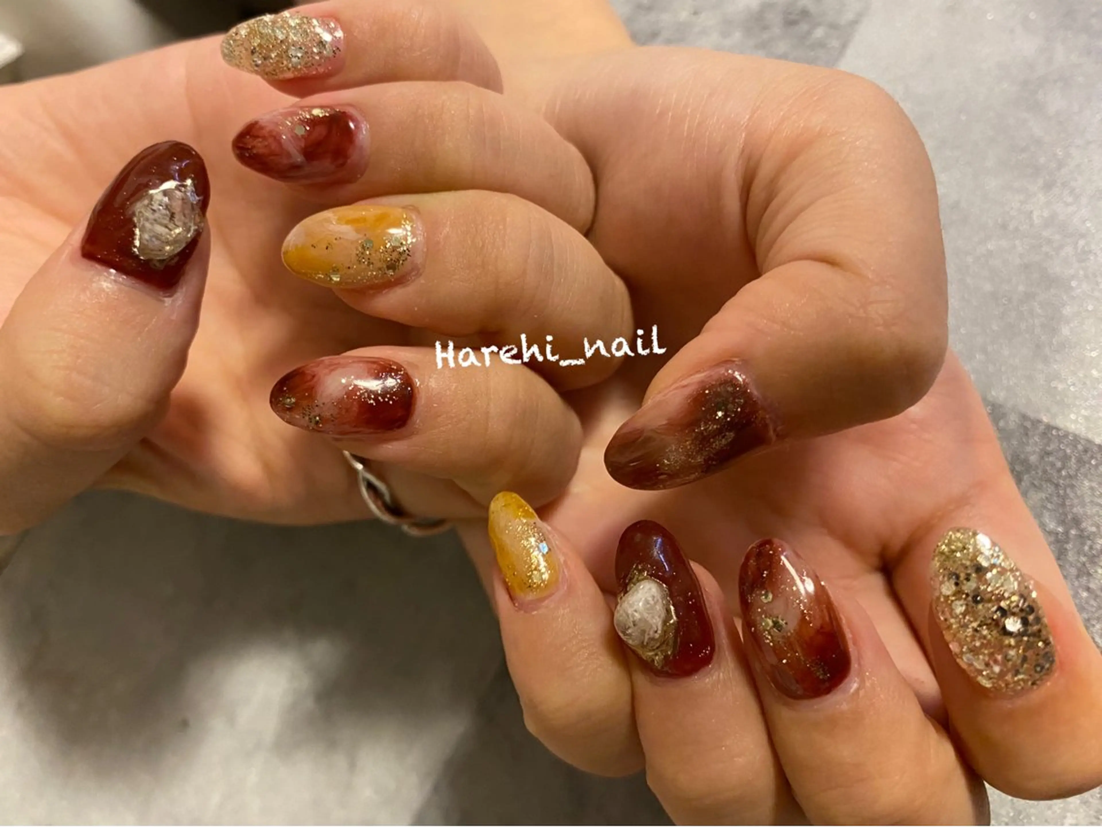 ネイル ハンドネイル Harehi_ nailのネイルデザイン