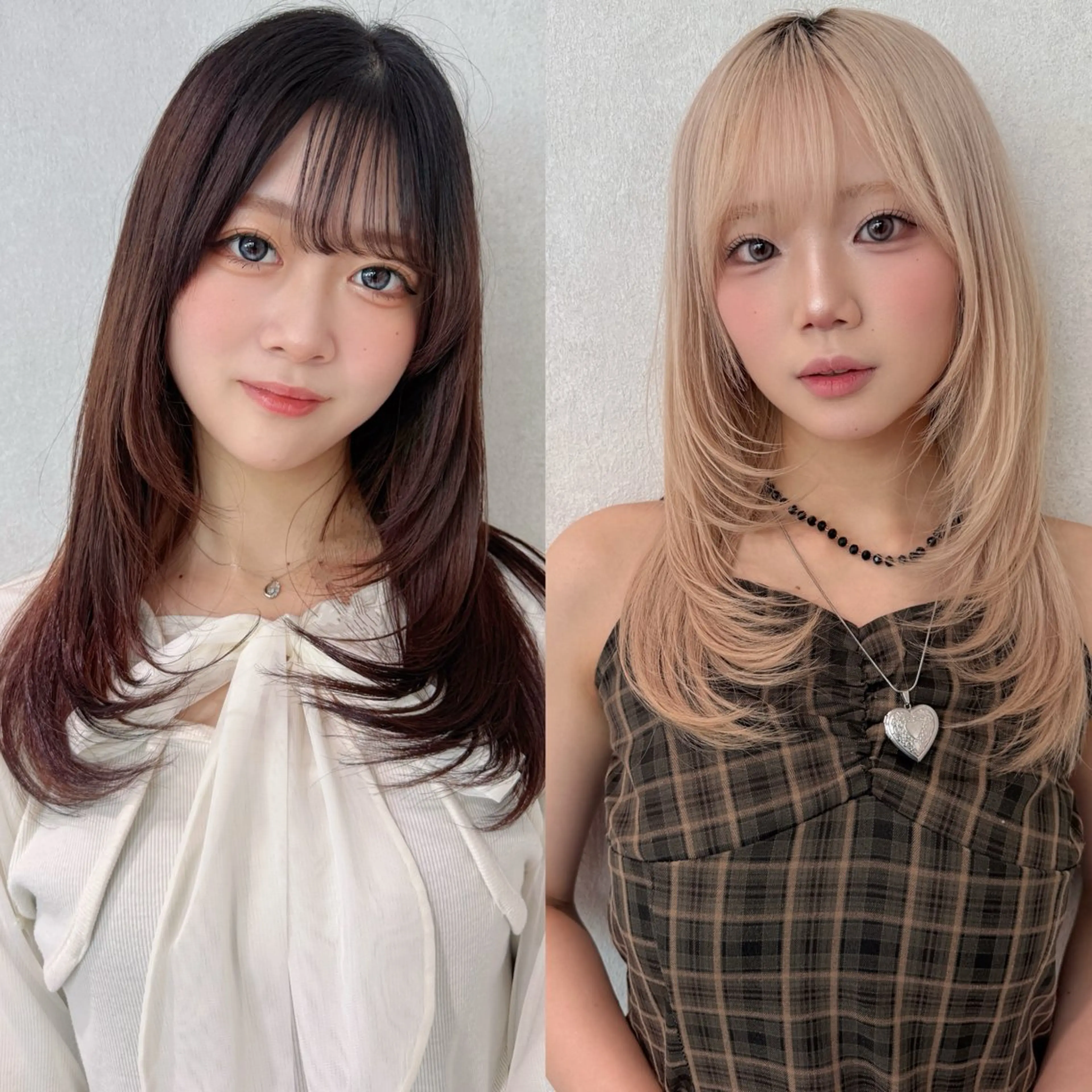 セミロング カラー パーマ カット エリア人気No.1 美容室Ash西船橋のヘアスタイル