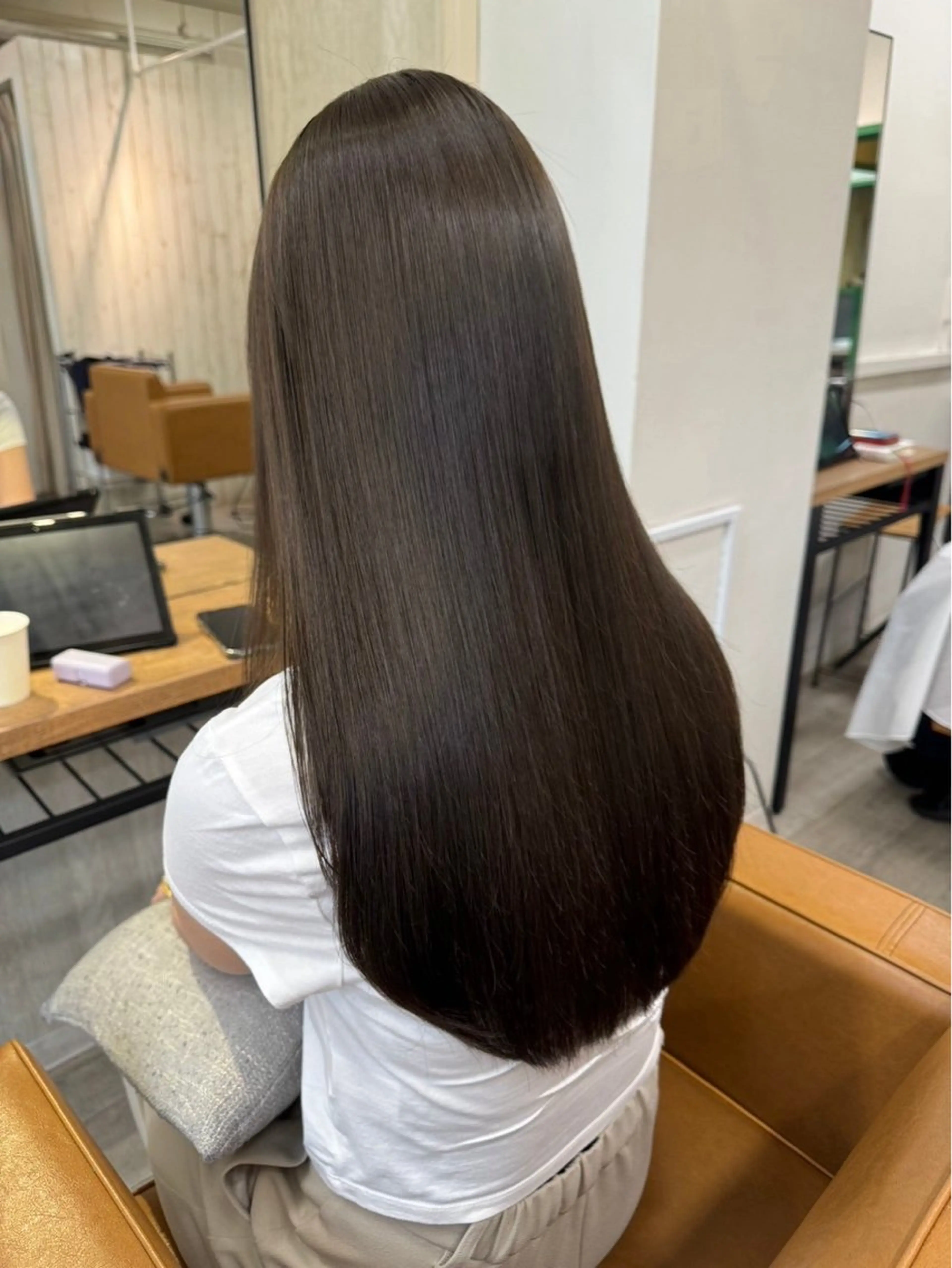 ロング レイヤーカットモデル 募集中🫧中山理央のヘアスタイル
