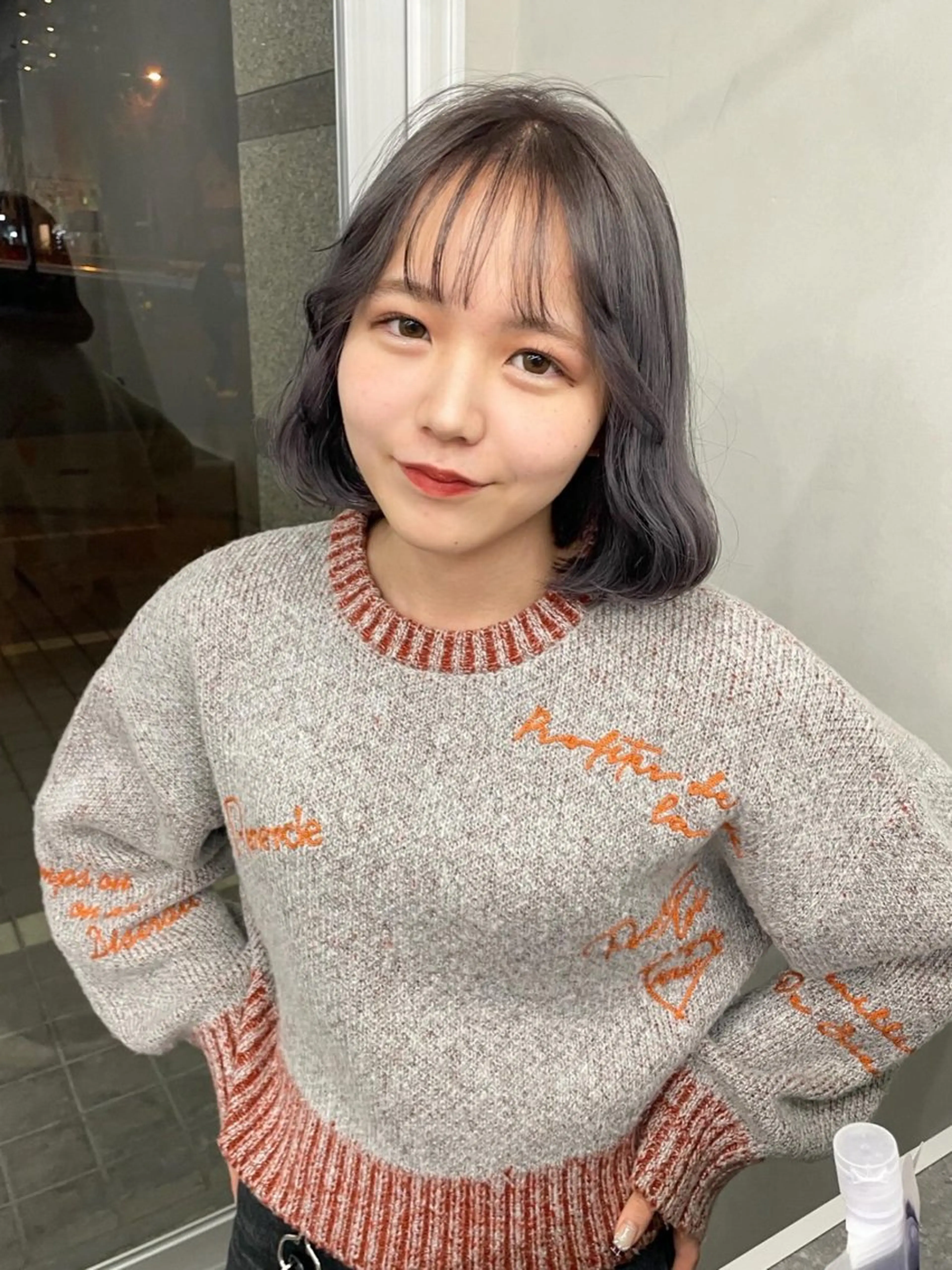 ミディアム カラー ブリーチ 透明感カラー ヘアカラー ブリーチ/ベージュ 💕/momoaのヘアスタイル