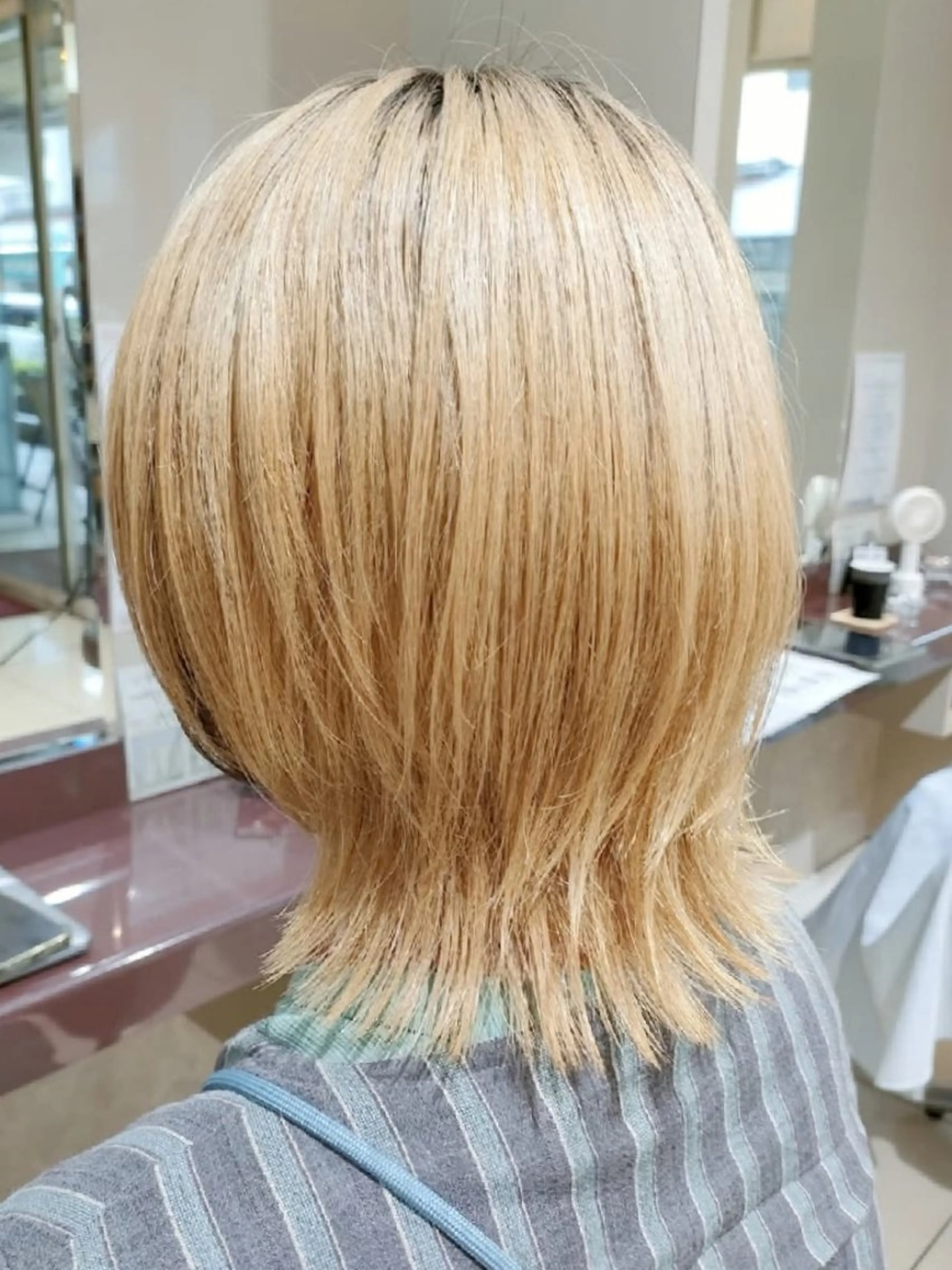 ミディアム カラー ヘアカラー 清水 怜子のヘアスタイル