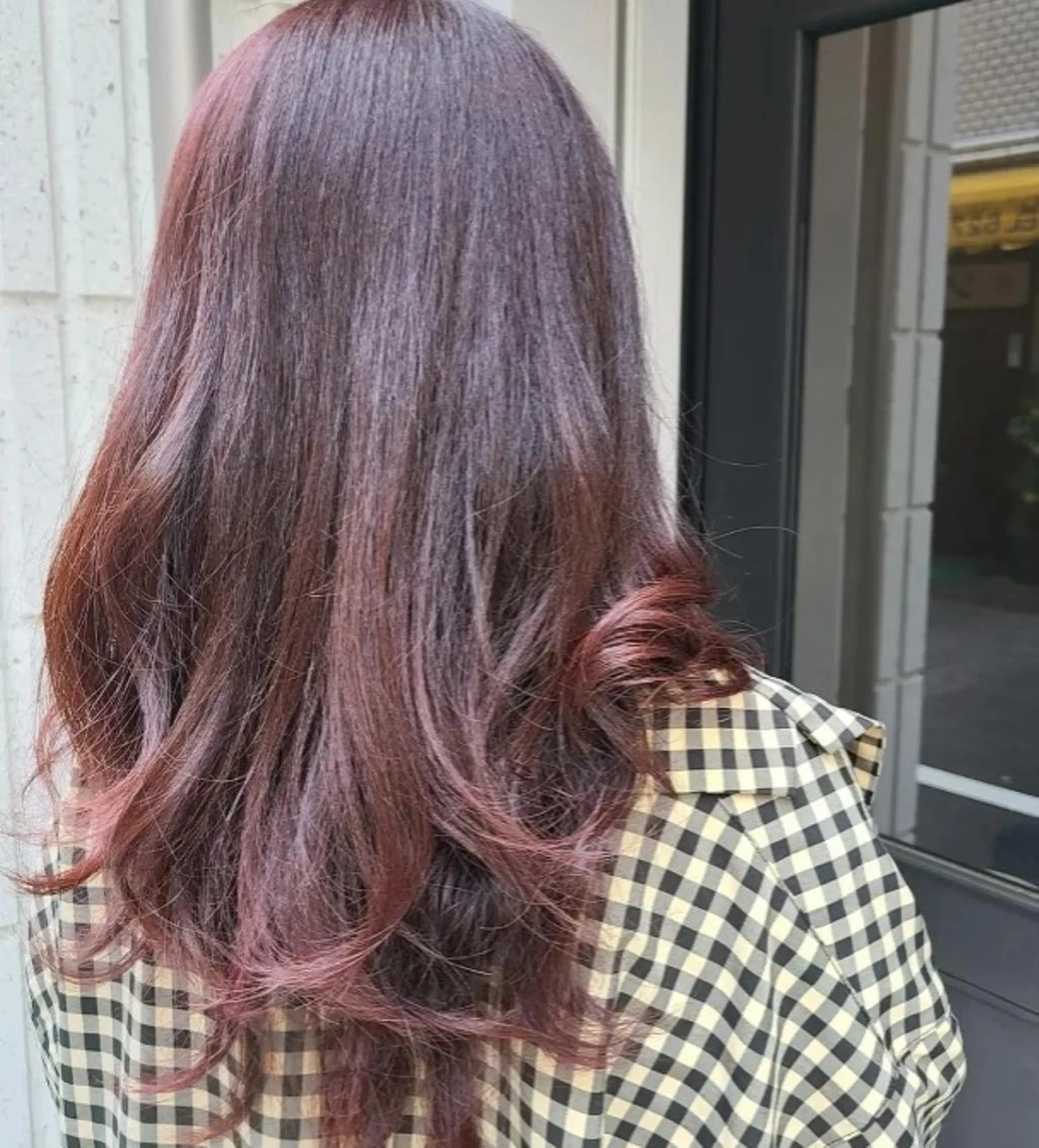 ロング アッシュ ヘアカラー トリートメント 渡辺 康行のヘアスタイル