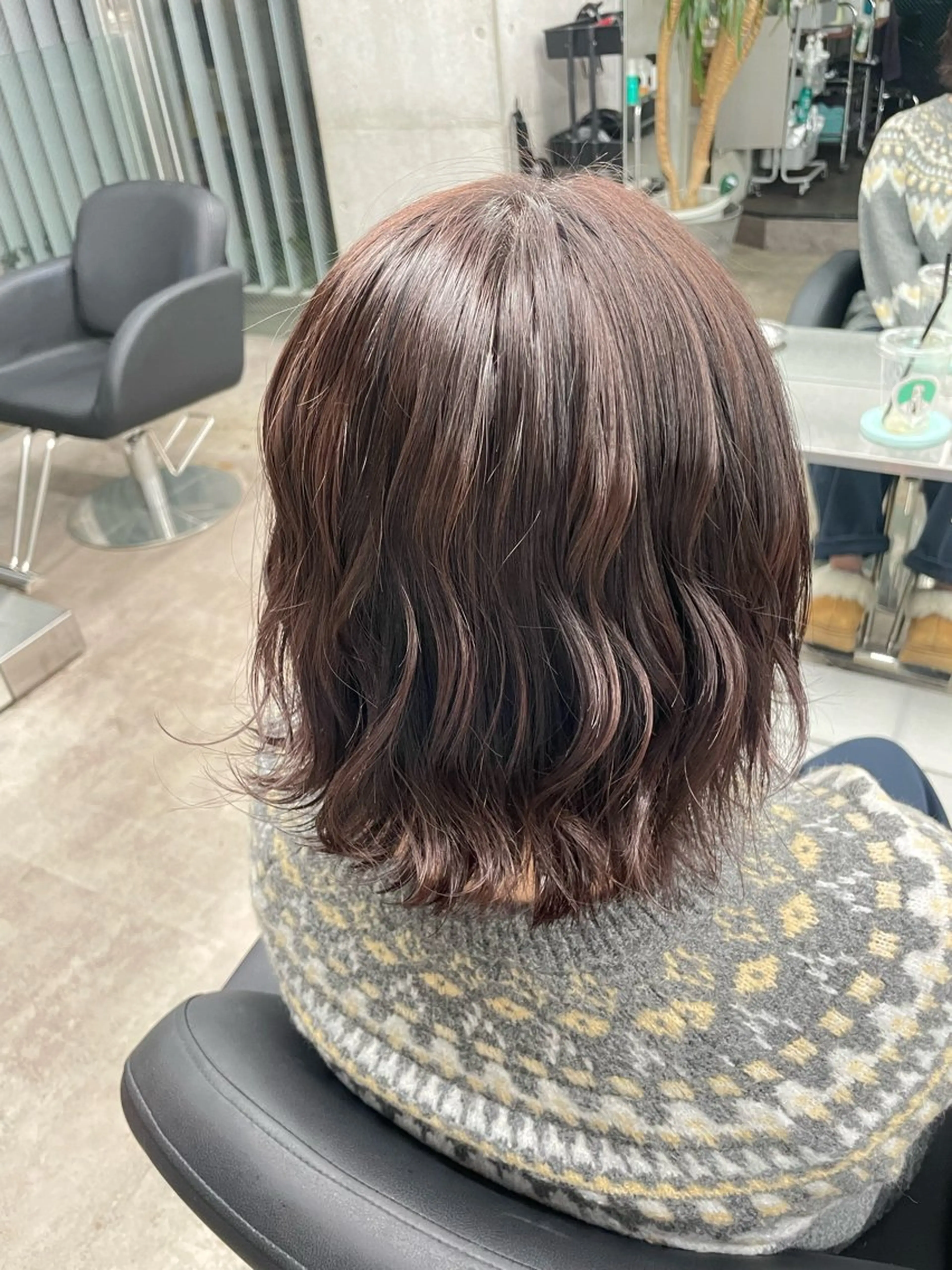 ショート カラー ヘアカラー トリートメント 速水 ゆきののヘアスタイル