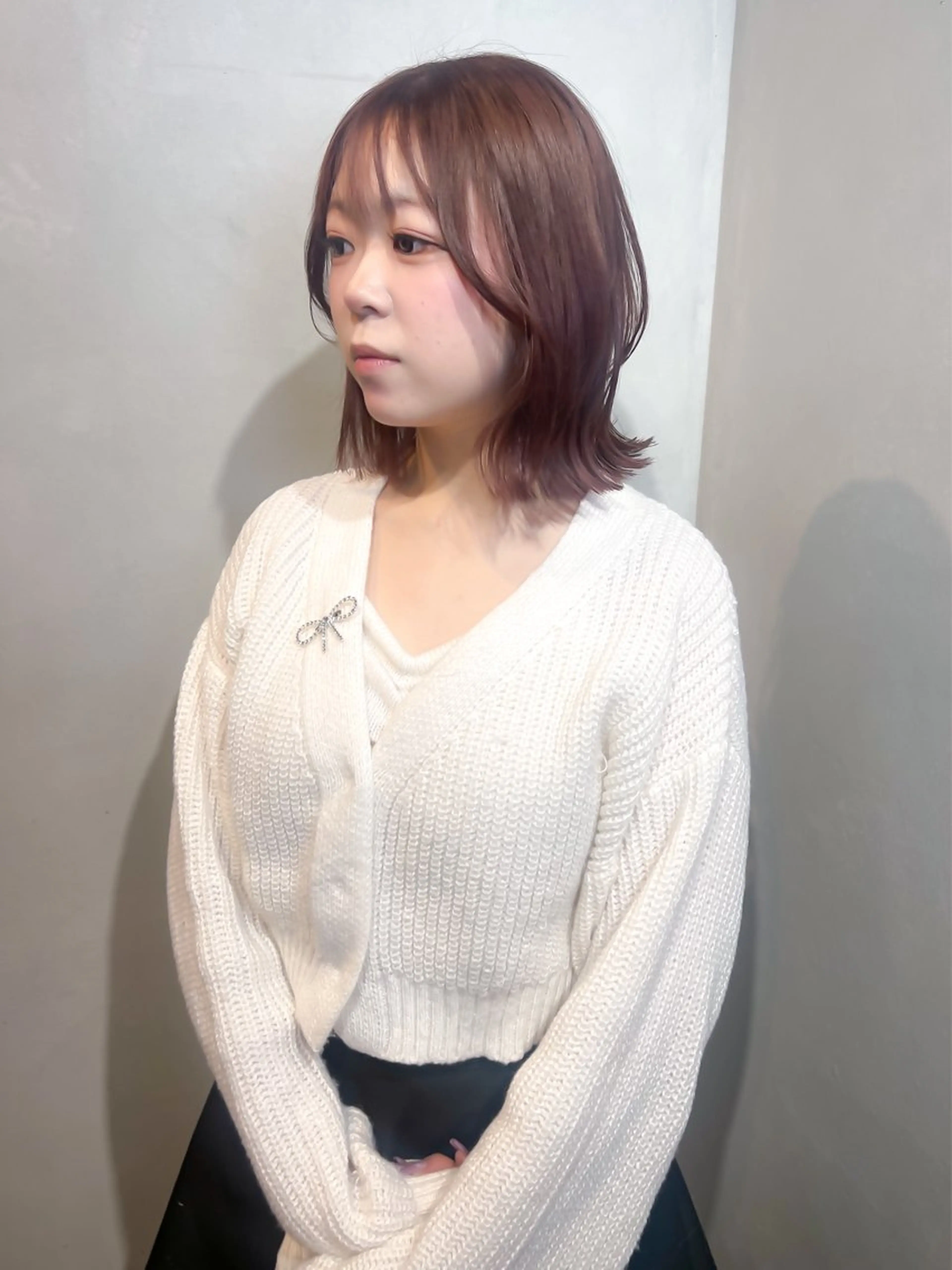 ミディアム カラー ヘアカラー Aya/四条烏丸/ インナーカラーのヘアスタイル