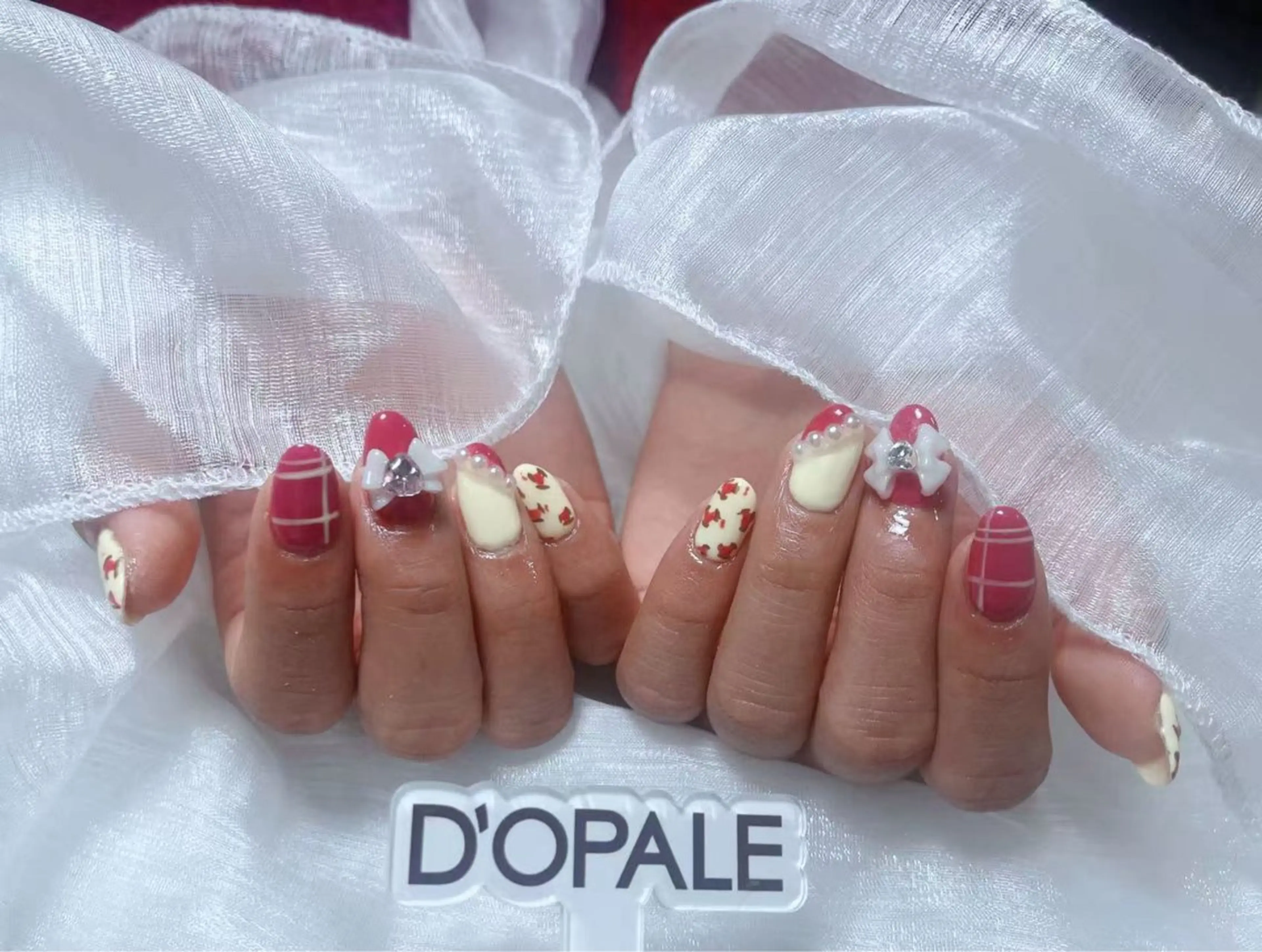 ネイル ハンドネイル D‘OPALEサロン所属・長さ出し専門店 上野kkのネイルデザイン