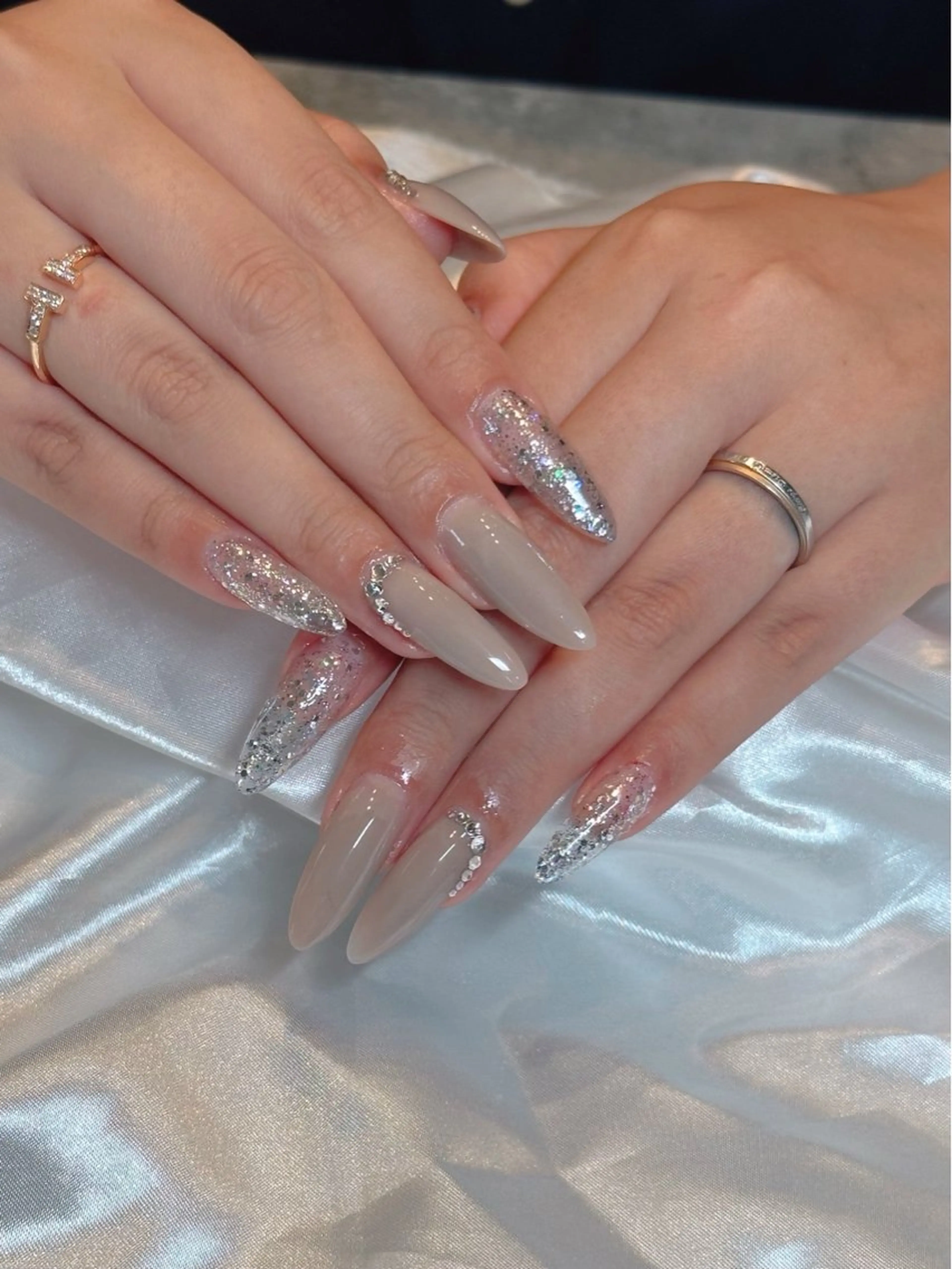 ネイル フラッシュネイル マグネットネイル ニュアンスネイル スカルプネイル シンプルネイル ハンドネイル at Nailのネイルデザイン