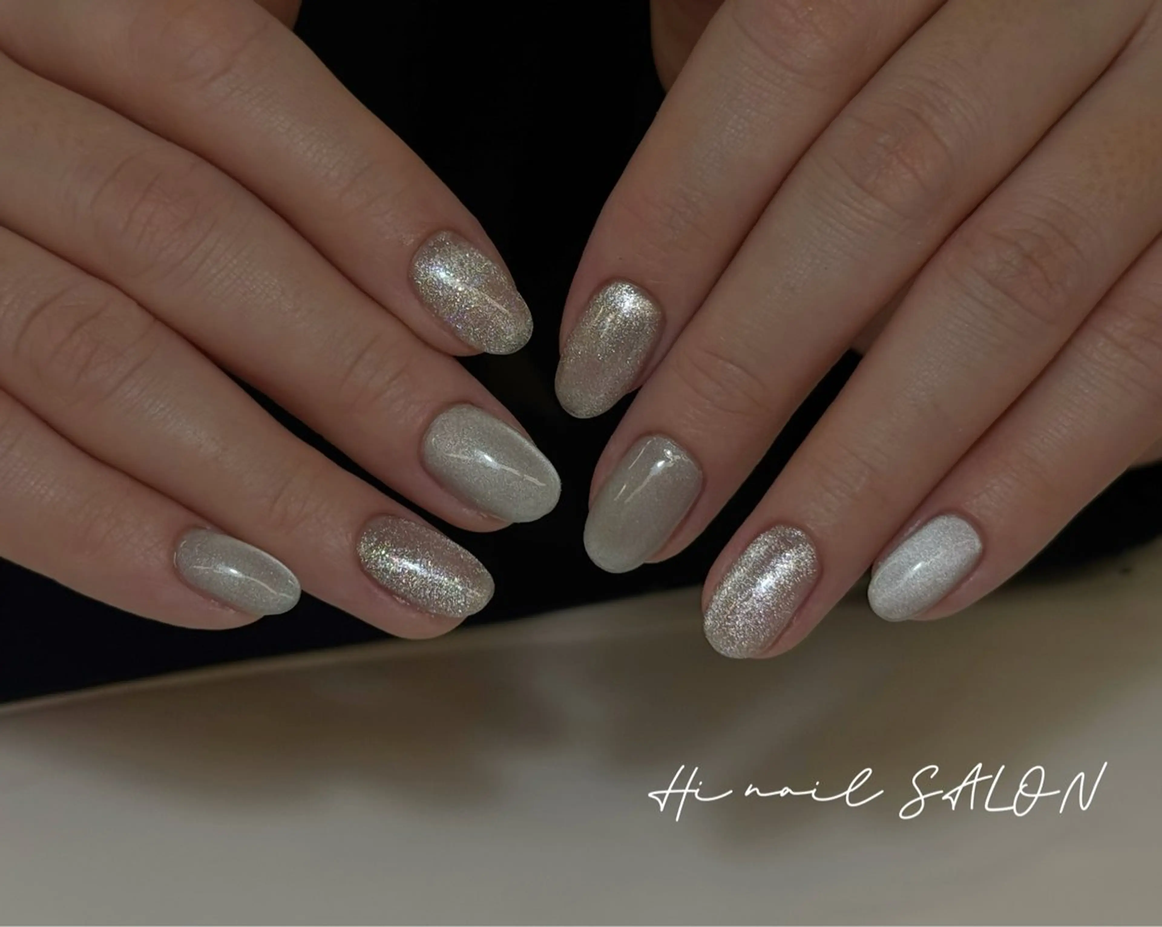 ネイル チークネイル フレンチネイル 韓国ネイル マグネットネイル 持ち込み ハンドネイル Hi nail🎀 池袋kozueのネイルデザイン