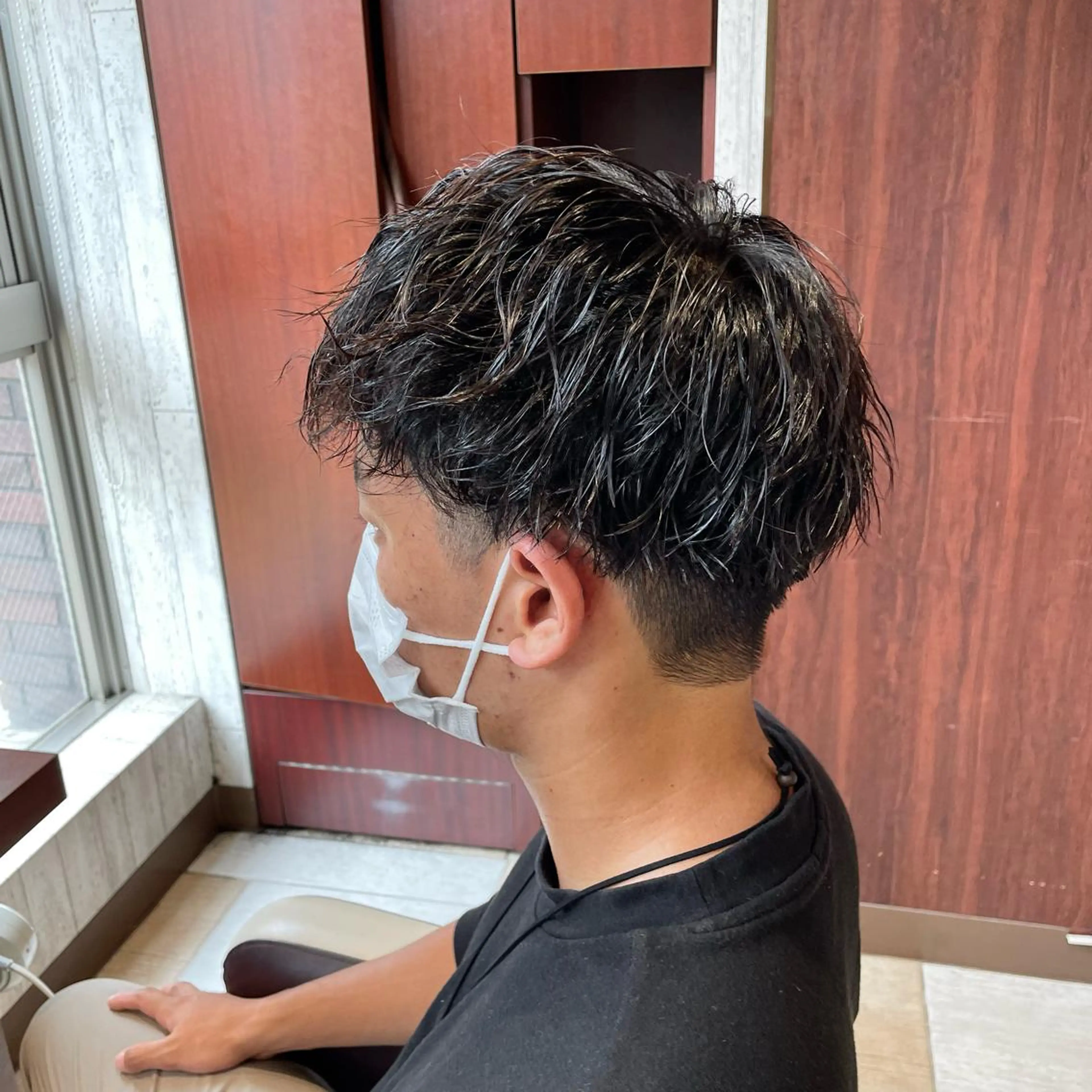 ショート パーマ メンズ ツイスパ/メンズ特化 🦋𝑺𝑶𝑵𝑬のヘアスタイル