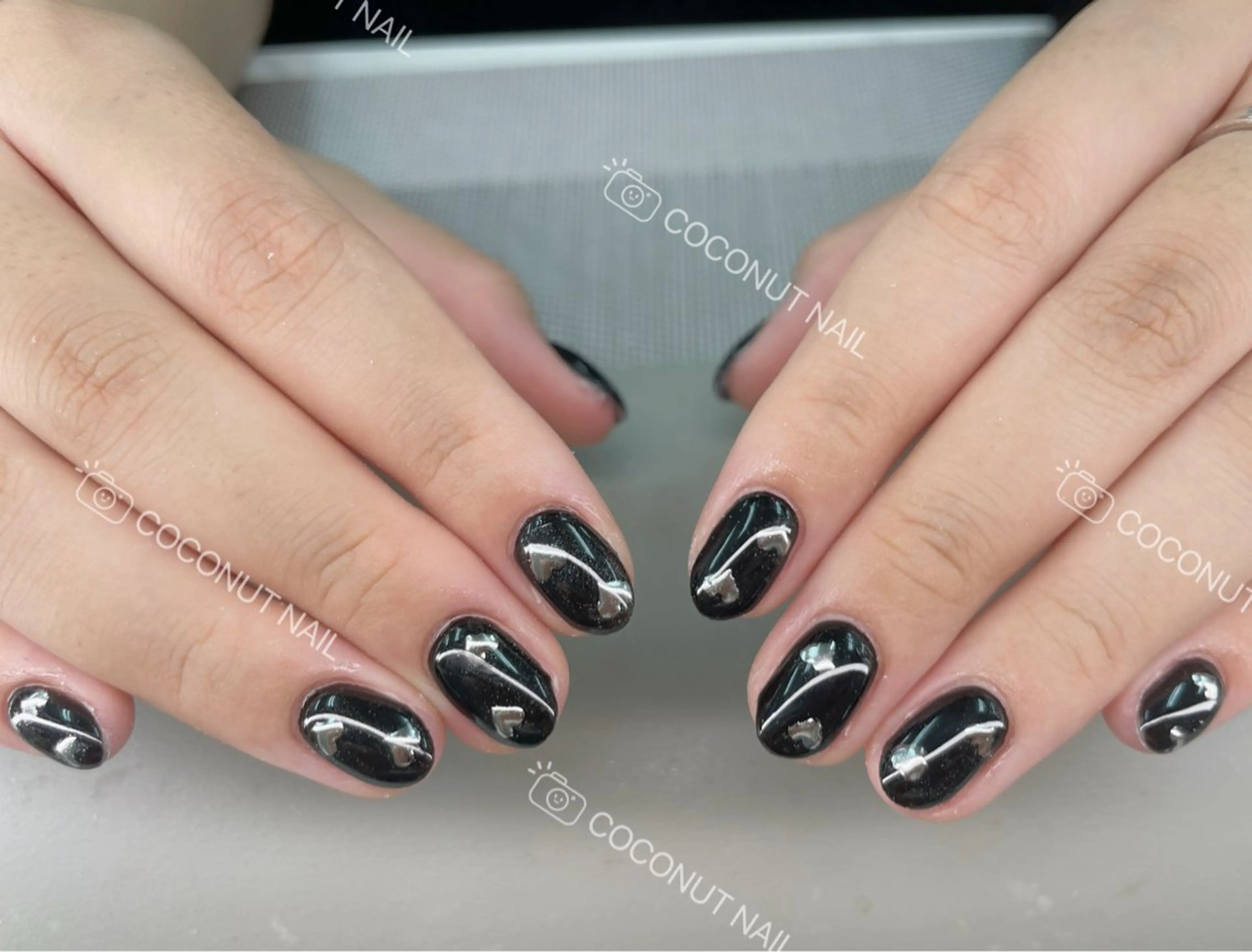 ネイル ハンドネイル 神田 ココナッツのネイルデザイン
