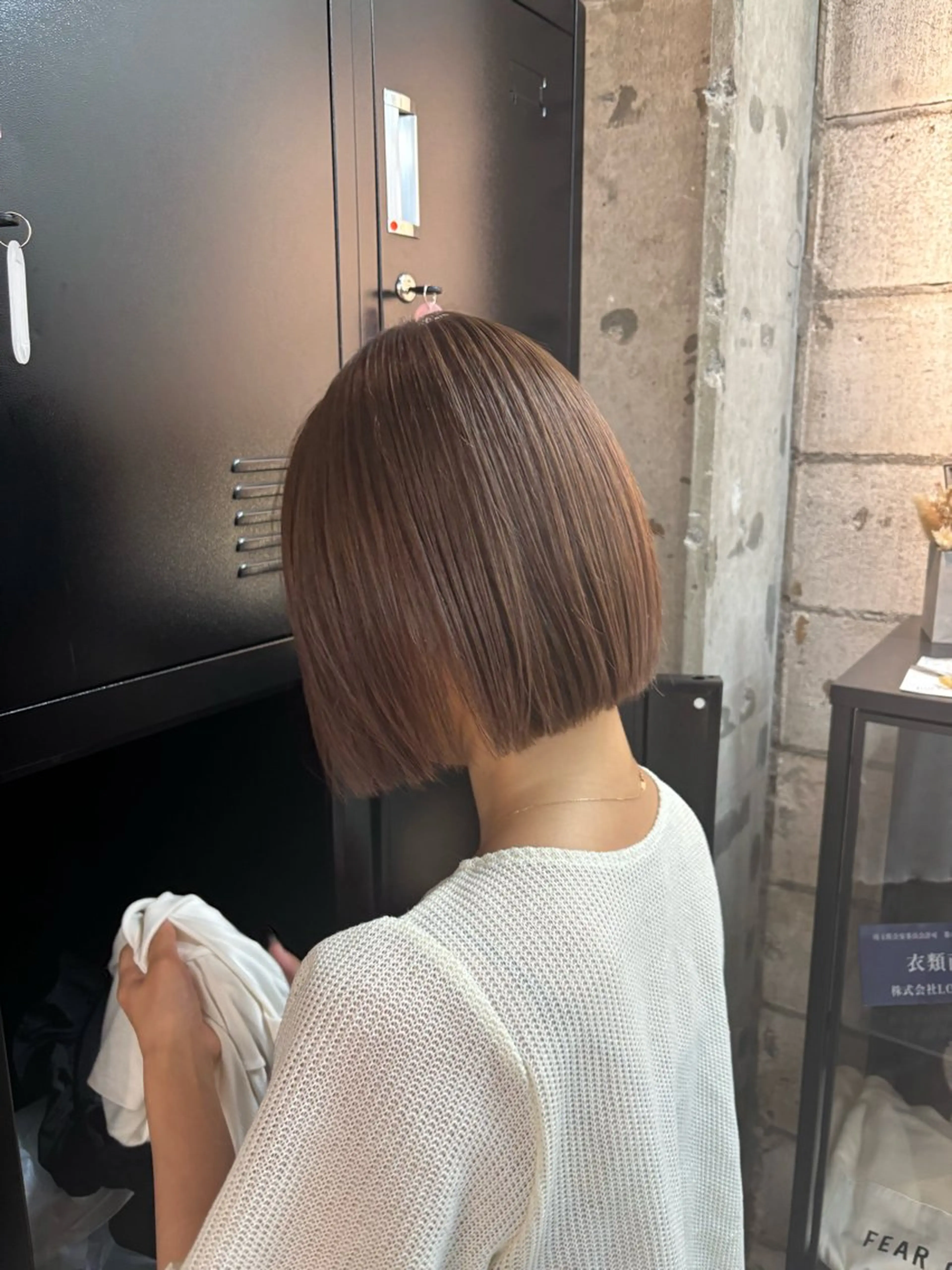 ショート カラー ベージュカラー ブリーチ Lowha_ageo 💐Fuzukiのヘアスタイル