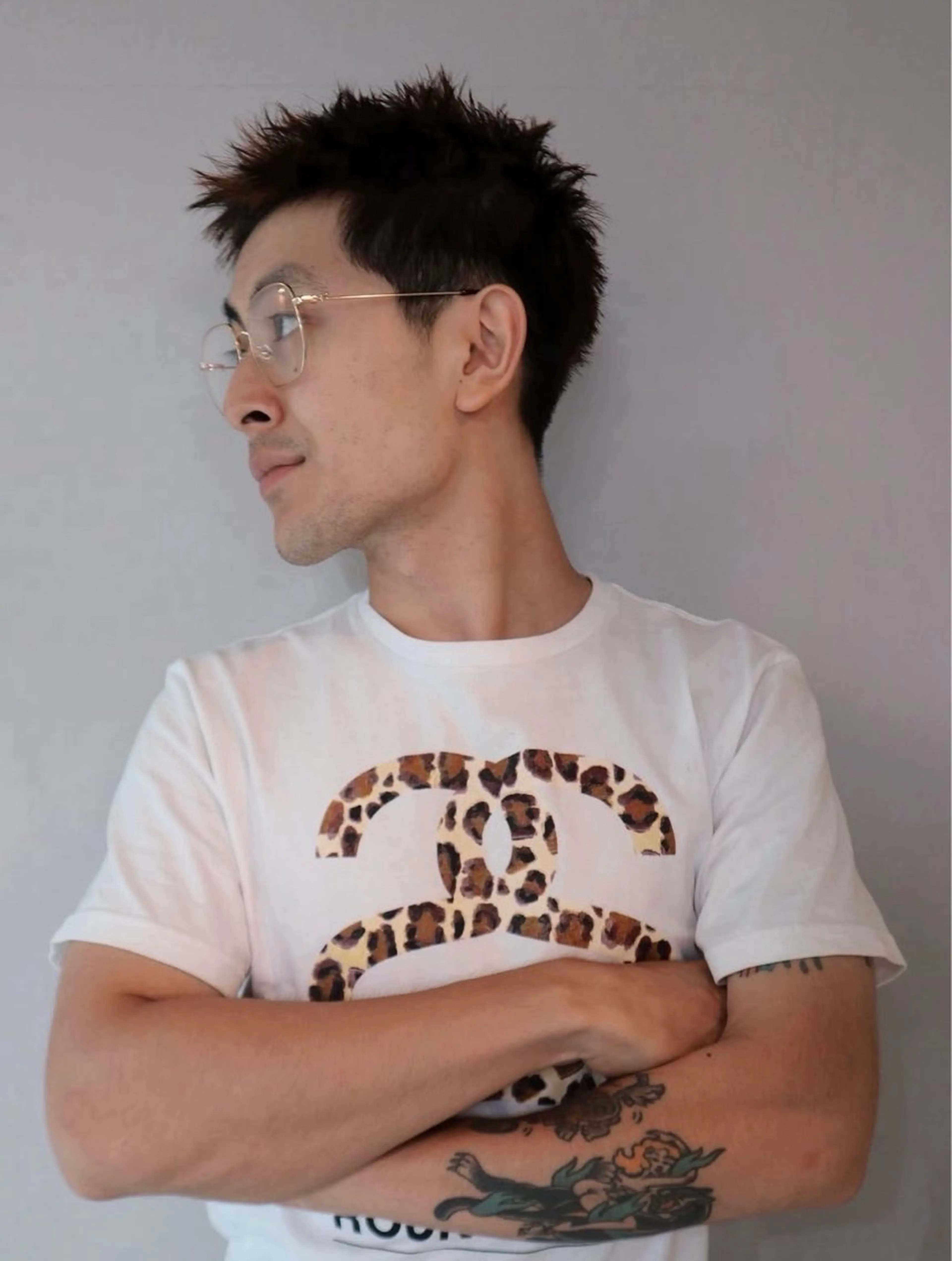 ショート メンズ メンズブリーチ メンズハイライト メンズハイトーン ボブ 顔まわりレイヤー カット ヘアカラー PARKiiiNG 大阪心斎橋/ブリーチのヘアスタイル