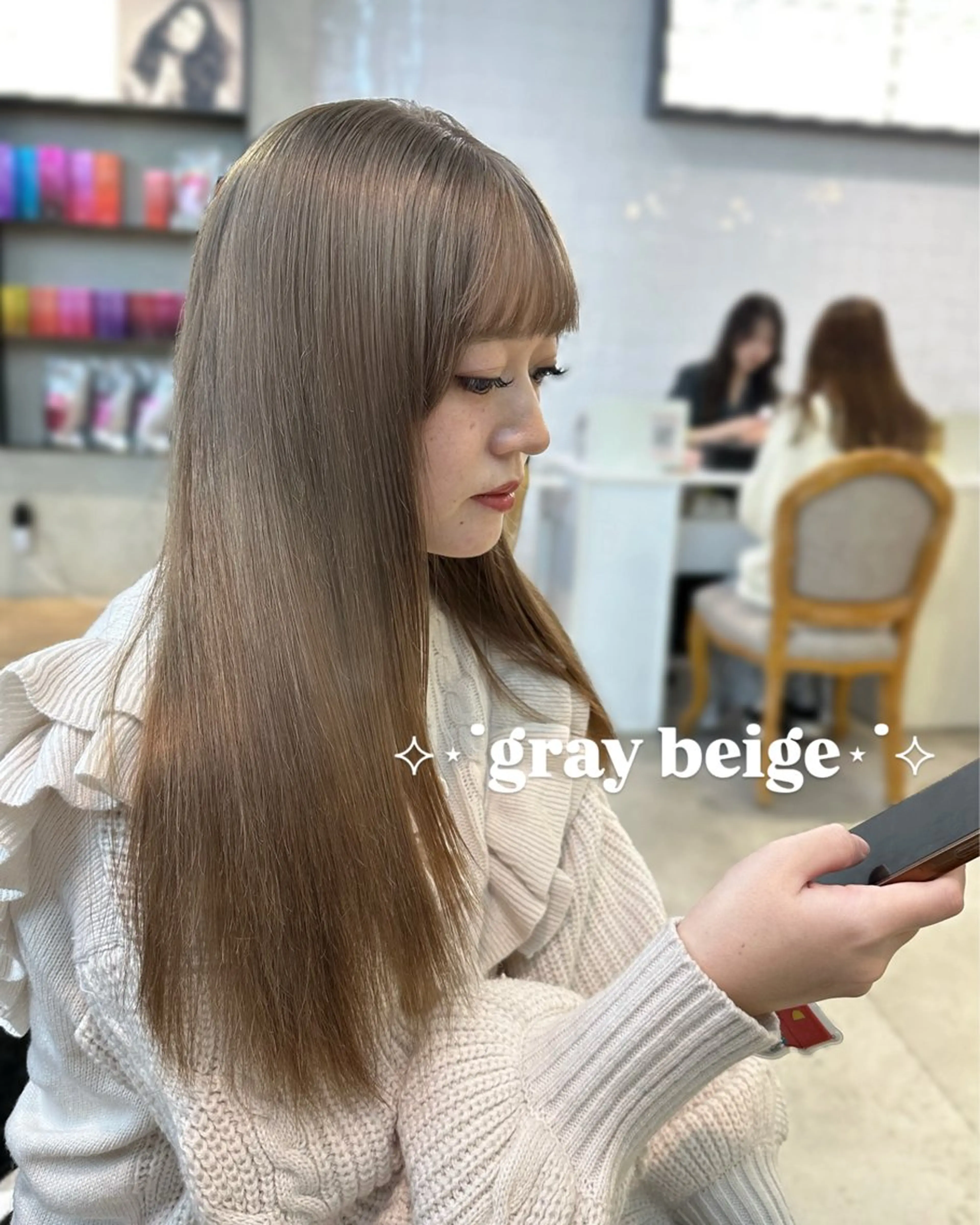 ロング カラー ヘアカラー 韓国ヘアメンズ・レデ ィース特化ミクのヘアスタイル