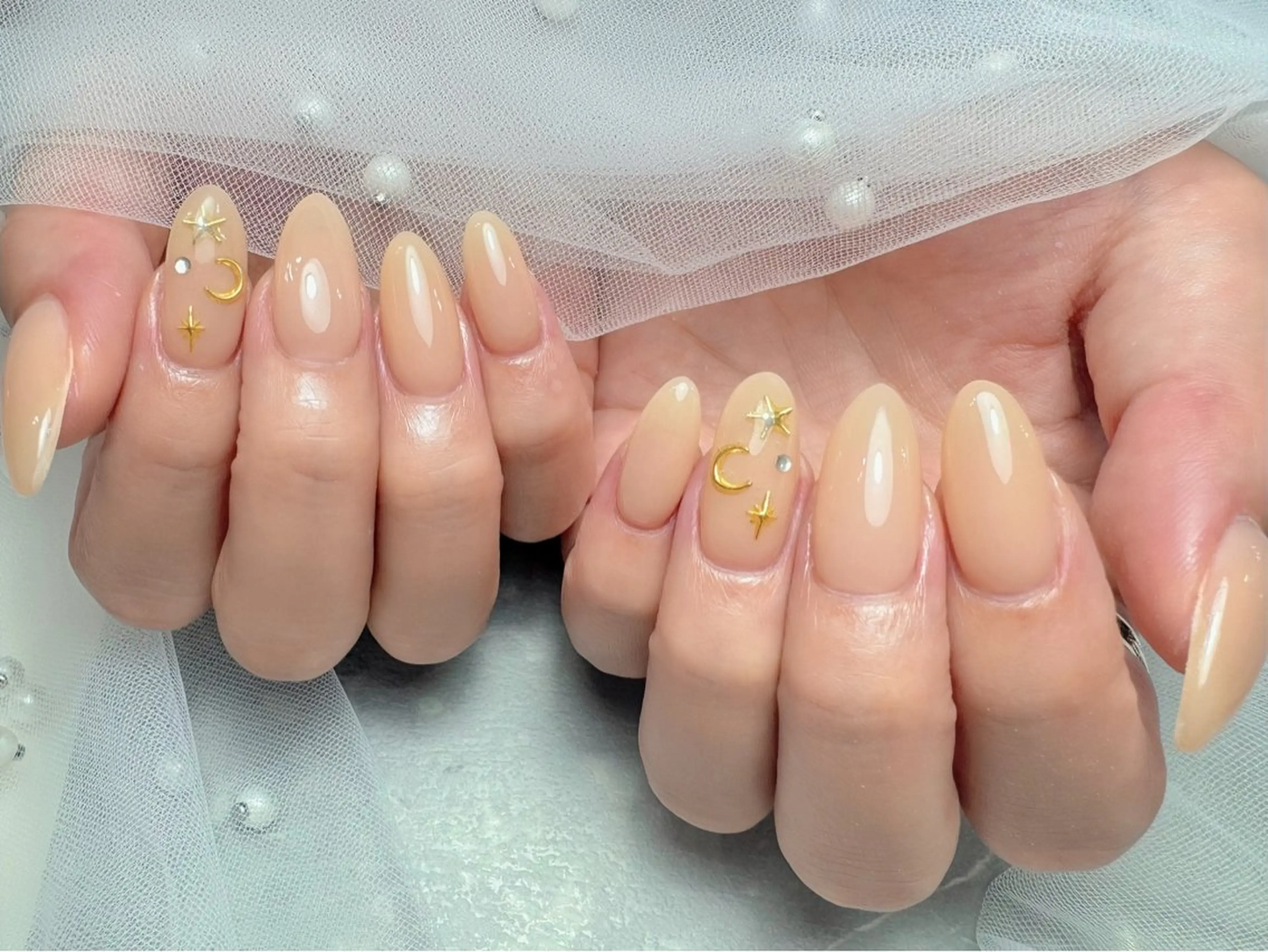 ネイル ハンドネイル マジック ミラーのネイルデザイン