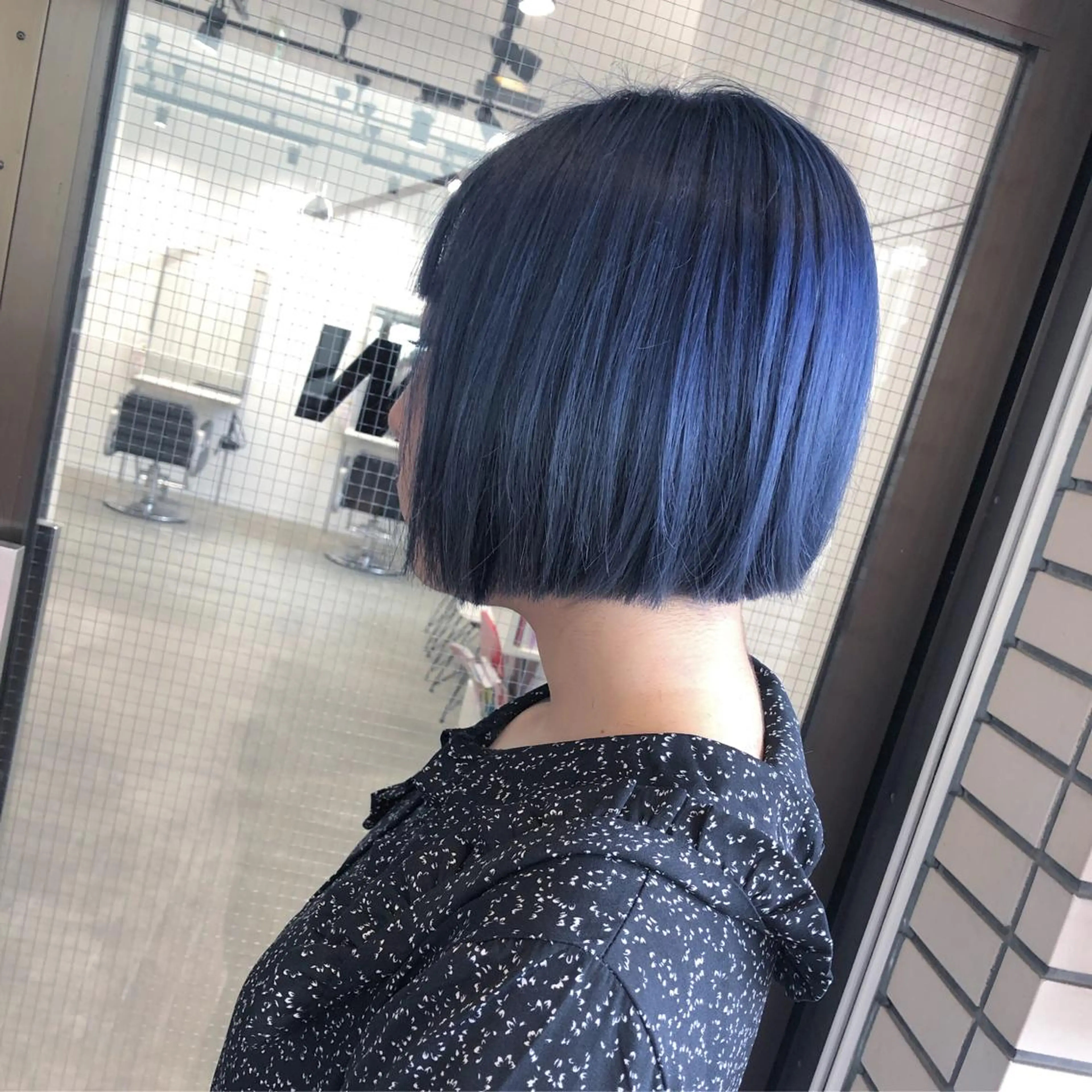 ミディアム カラー ブルーカラー ヘアカラー 🤍2nd🤍田所 美希のヘアスタイル