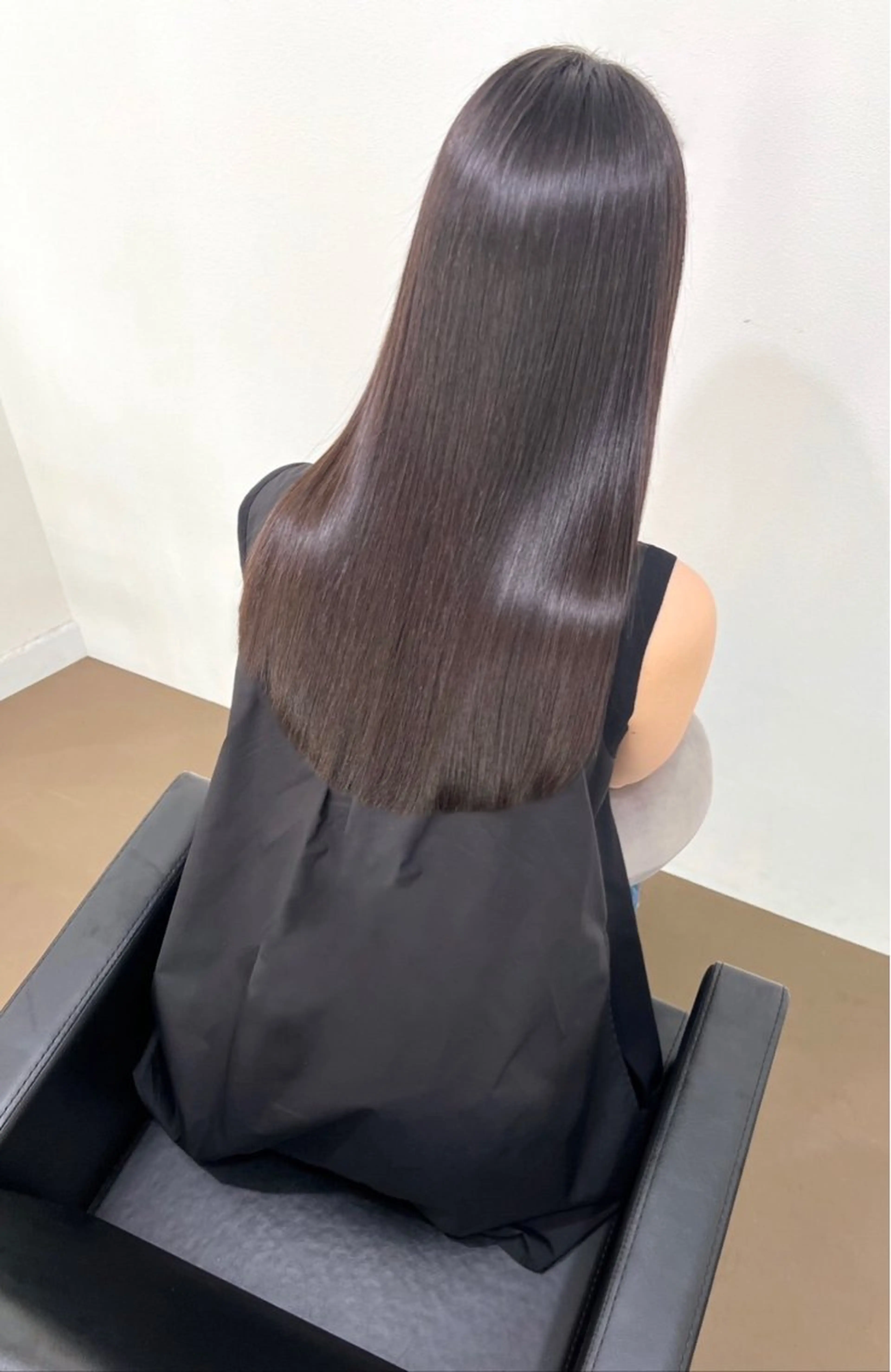 ロング 髪質改善 縮毛矯正 カット 縮毛矯正 ioe 元町のヘアスタイル