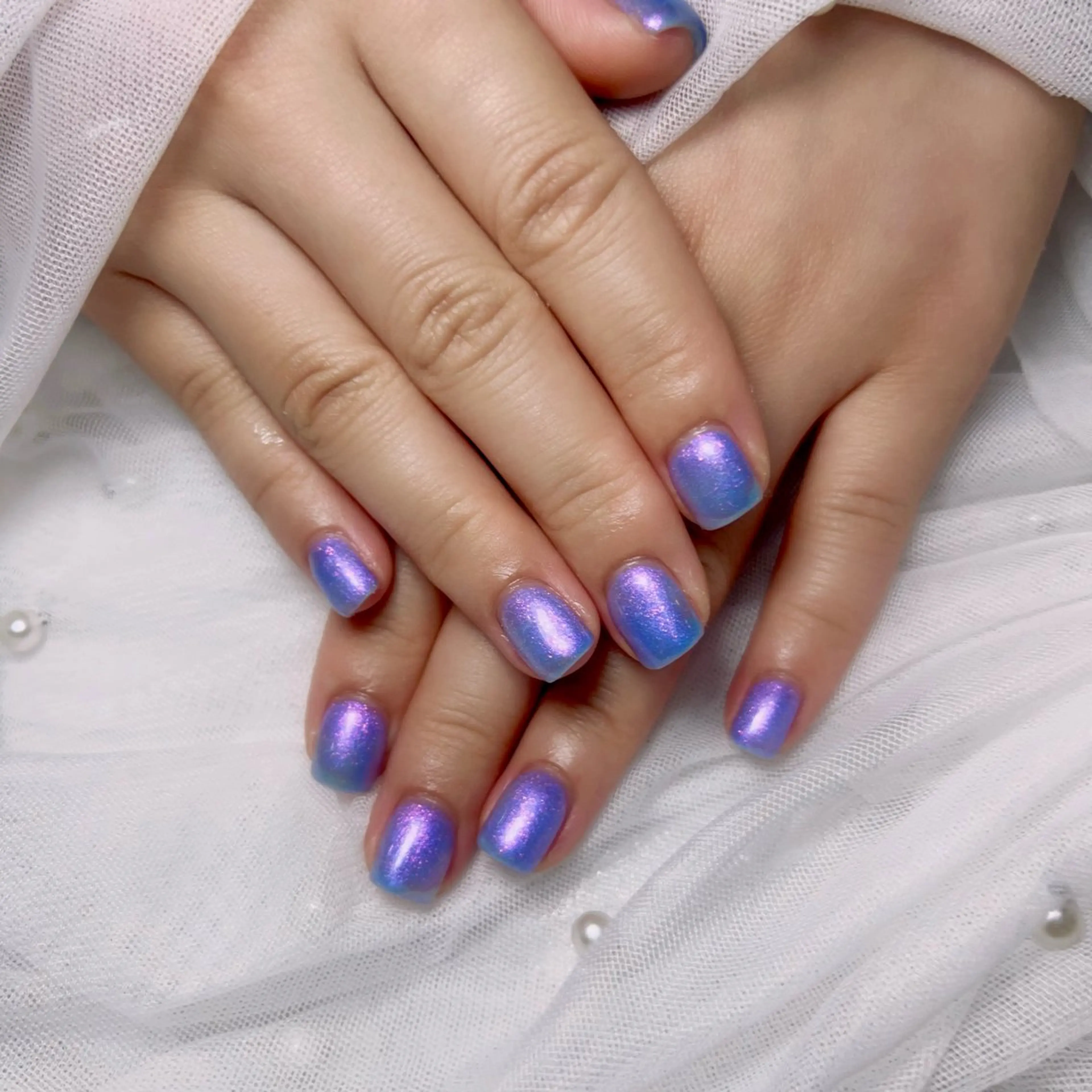 ネイル アートネイル フラッシュネイル フレンチネイル ジェルネイル ガラスフレンチ share. yurieのネイルデザイン