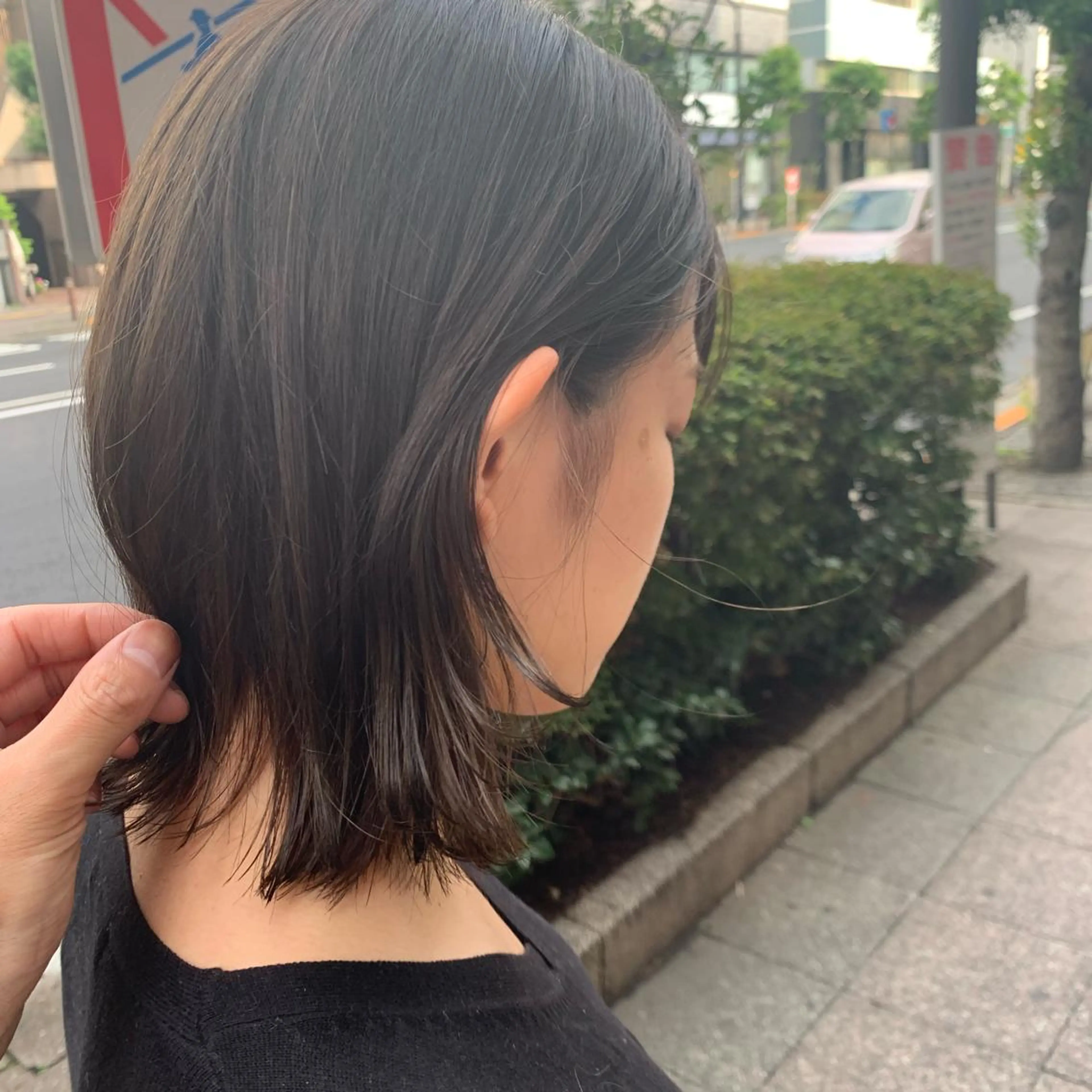 ミディアム カット 縮毛矯正 トリートメント 🟤TAP🟤 木曳野　金沢店のヘアスタイル