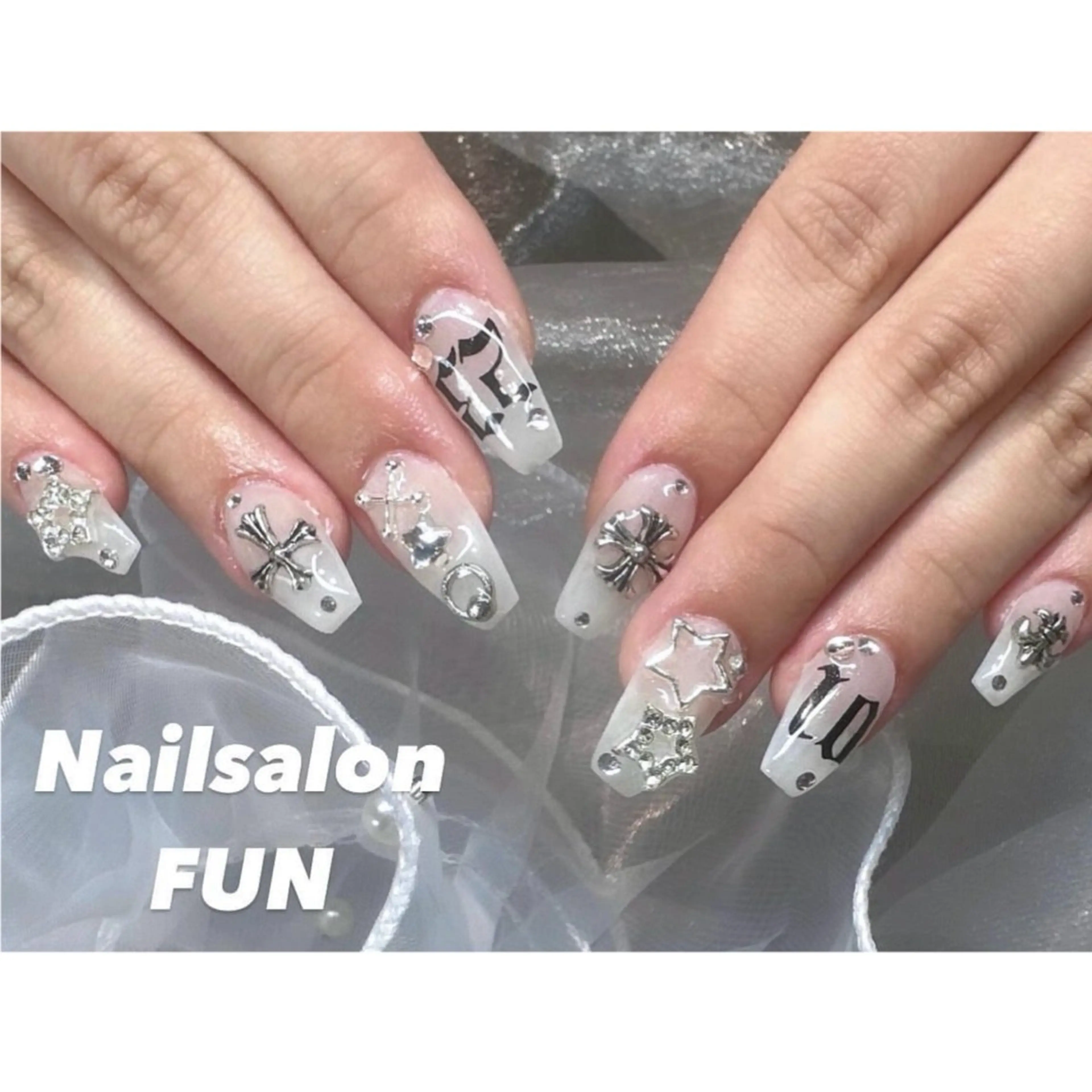 ネイル アートネイル ロングネイル メンズネイル ショートネイル ネイルチップ Nailsalon FUN🌈のネイルデザイン
