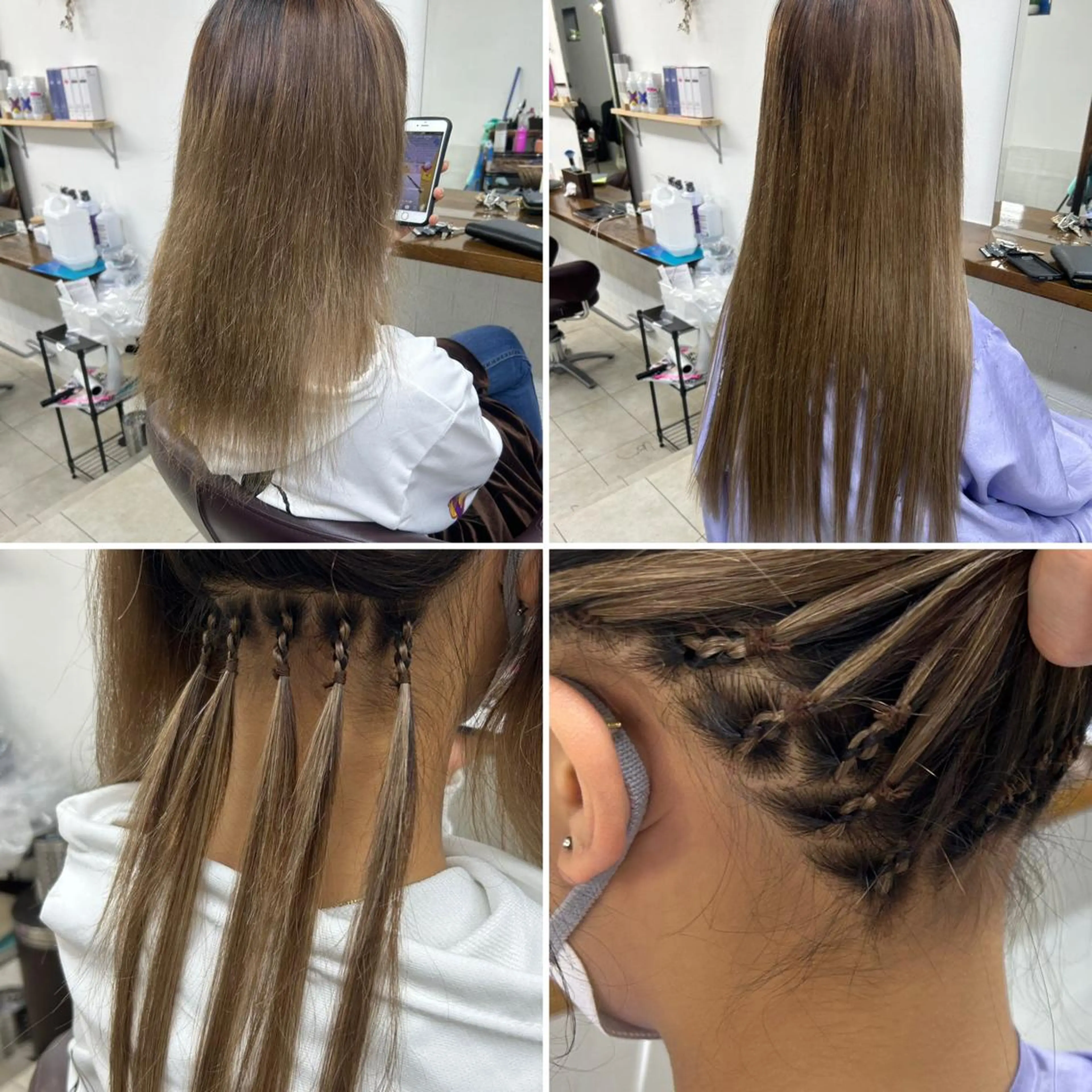 ダブルスキルエクステ /羽エクステ白石宇由のヘアスタイル