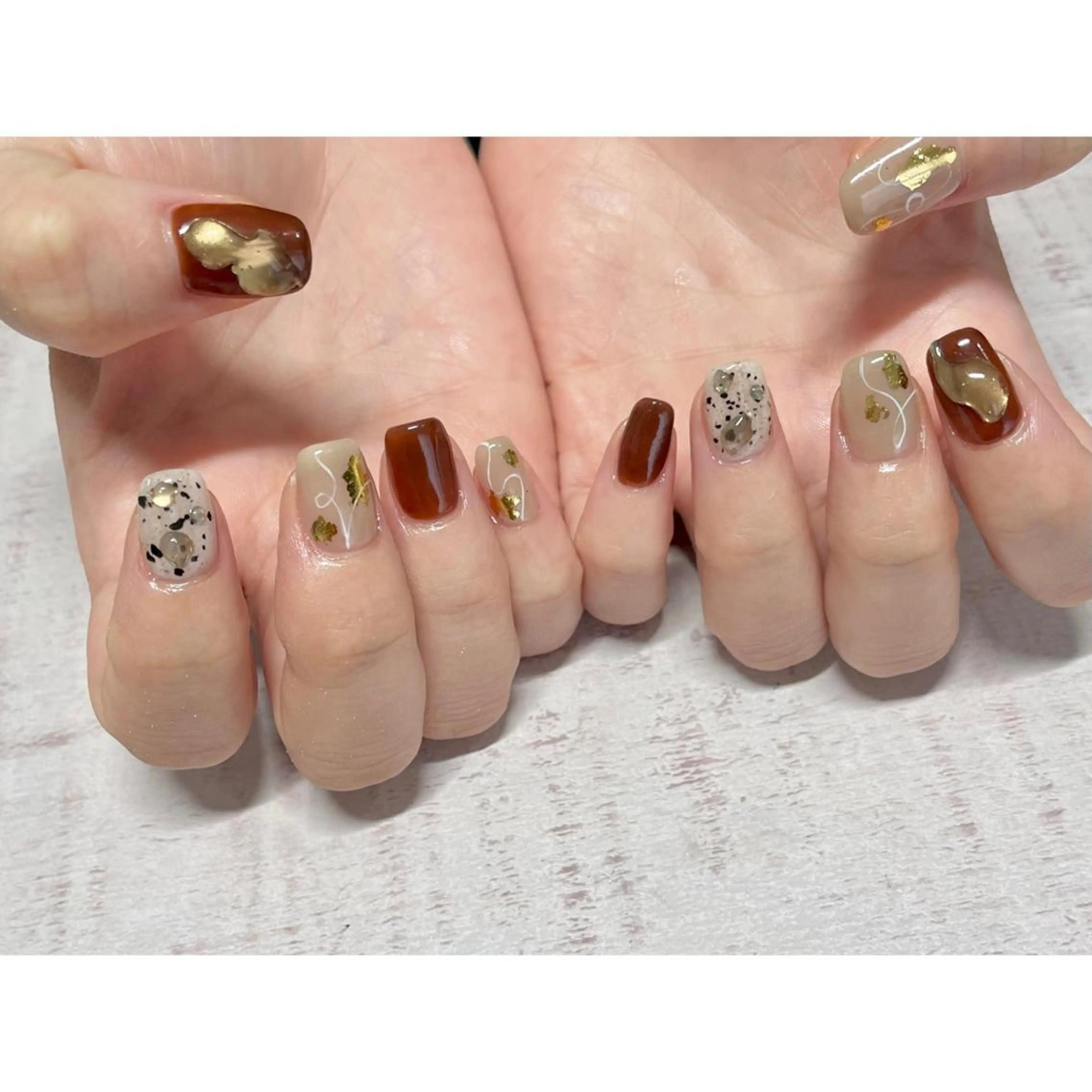 ネイル 𖡼 yumenoのネイルデザイン