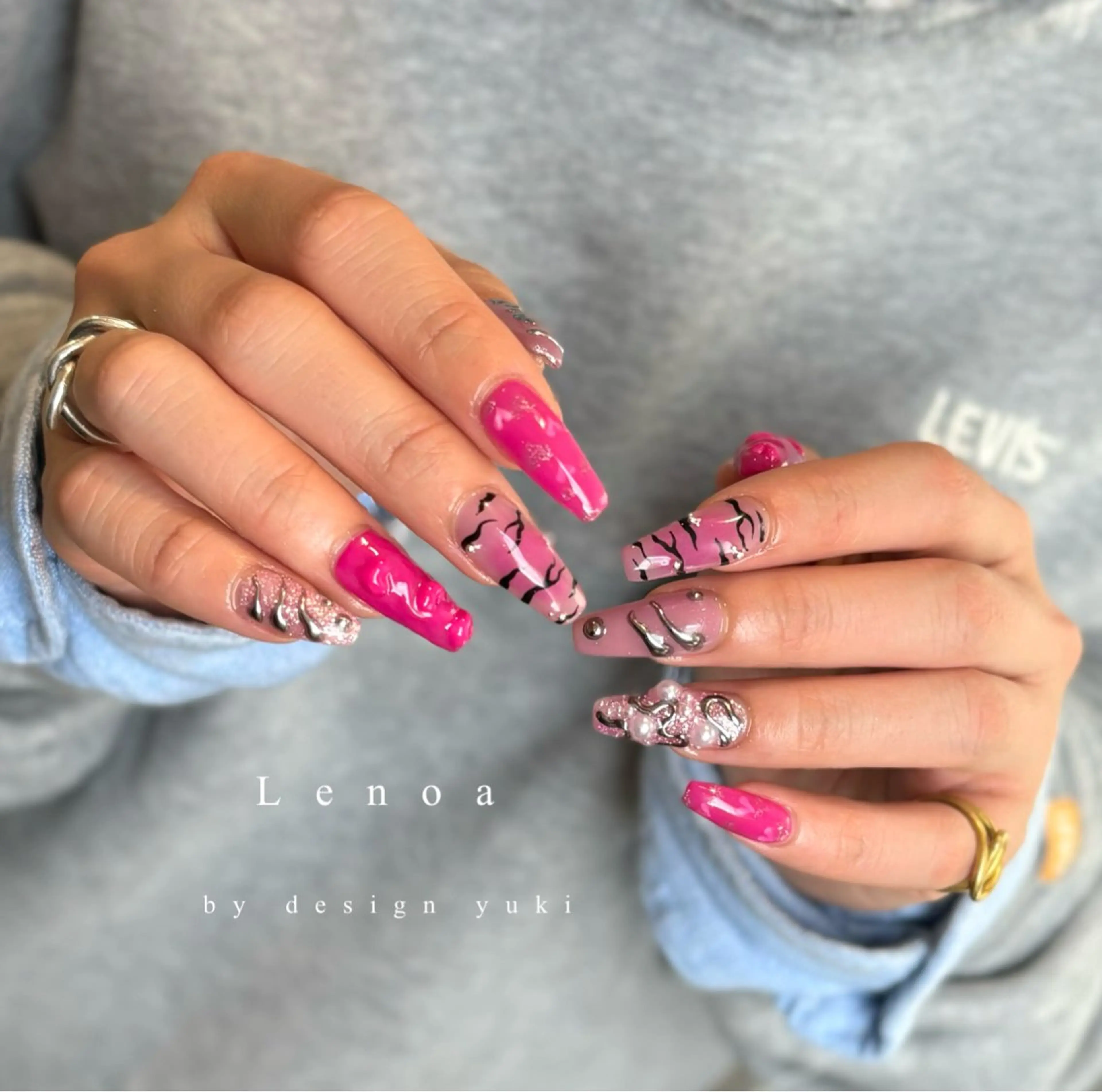ネイル ハンドネイル Lenoa Yukiのネイルデザイン