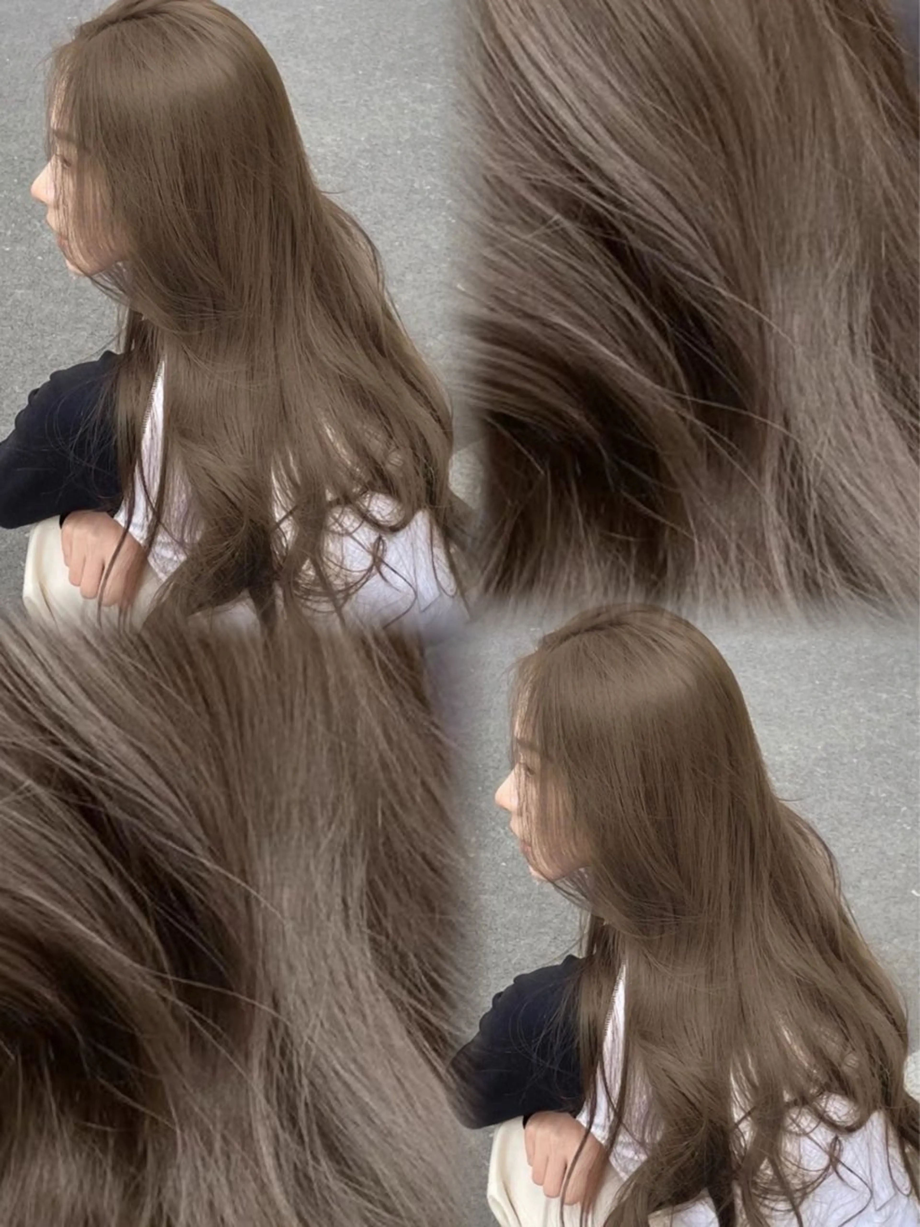 セミロング カラー 原宿/韓国ボブ /くびれボブ/優希のヘアスタイル