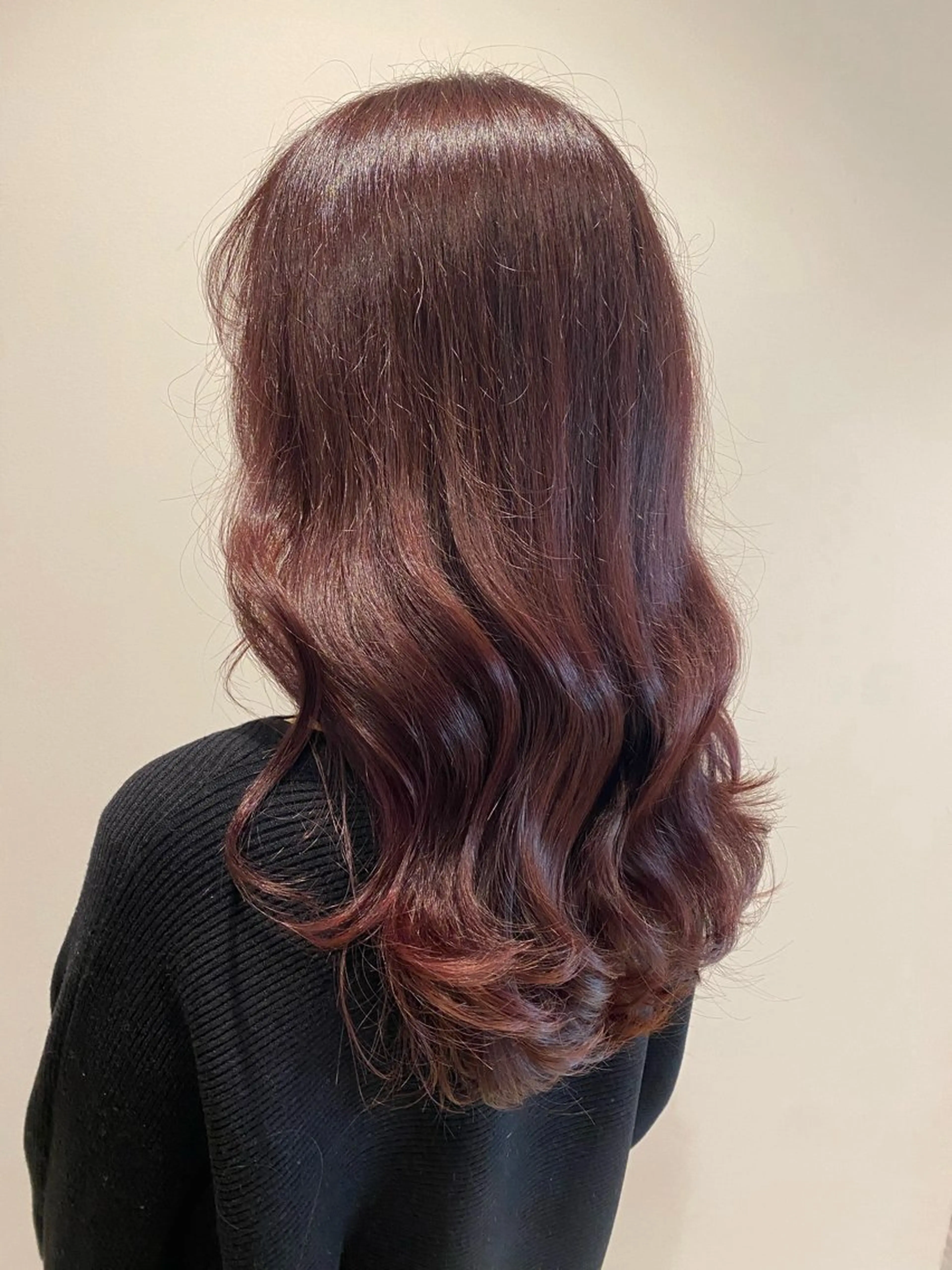 ロング カラー ピンクカラー ローズカラー カット ヘアカラー トリートメント 艶髪🌿美髪 大塚礼乃【西荻窪】のヘアスタイル