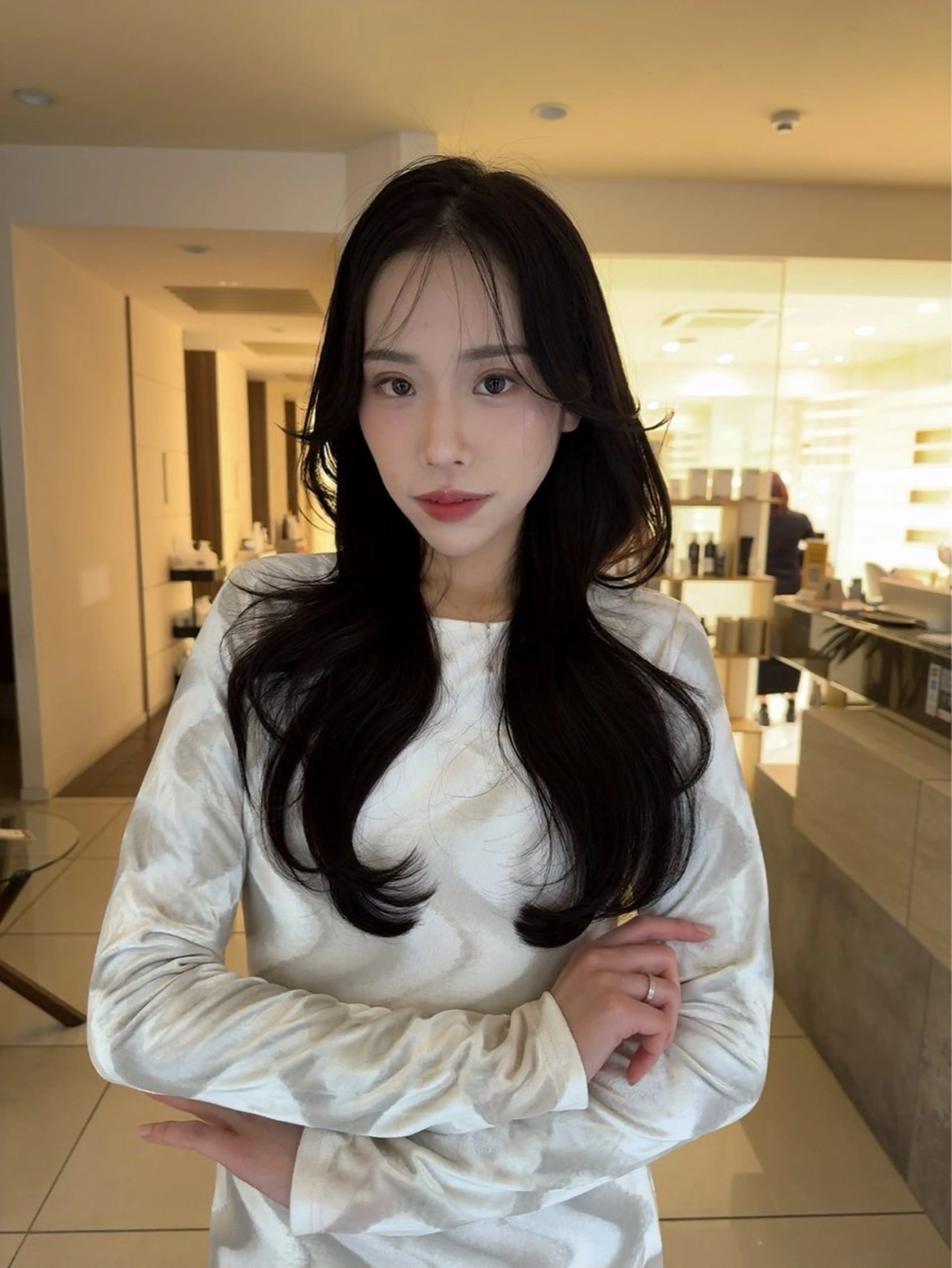 カラー ヘアカラー 艶髪／カラー／ 銀座／RINA🎀のヘアスタイル