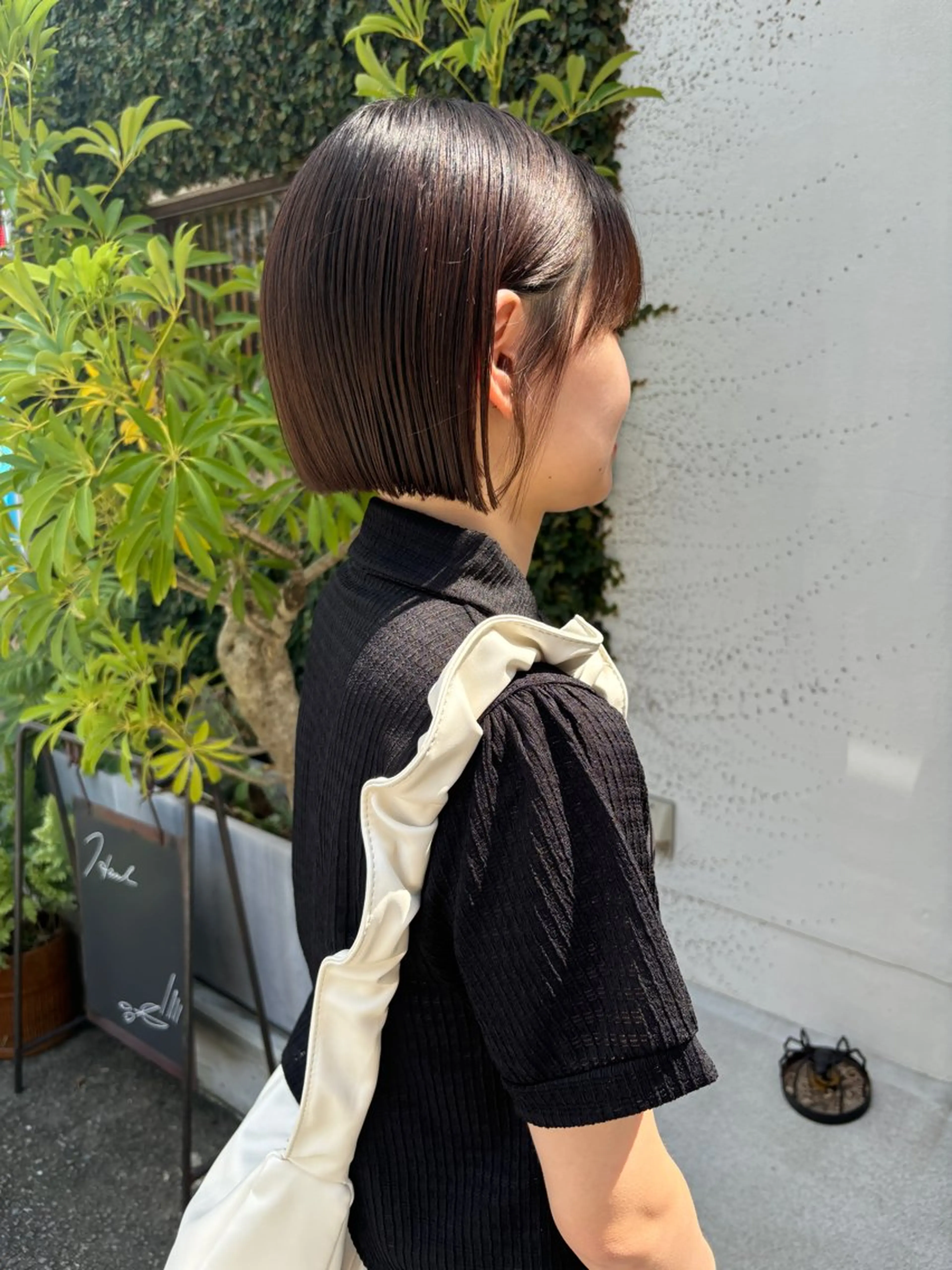 ショート ボブ Chiho / 梅田 / ボブ/ パーマのヘアスタイル