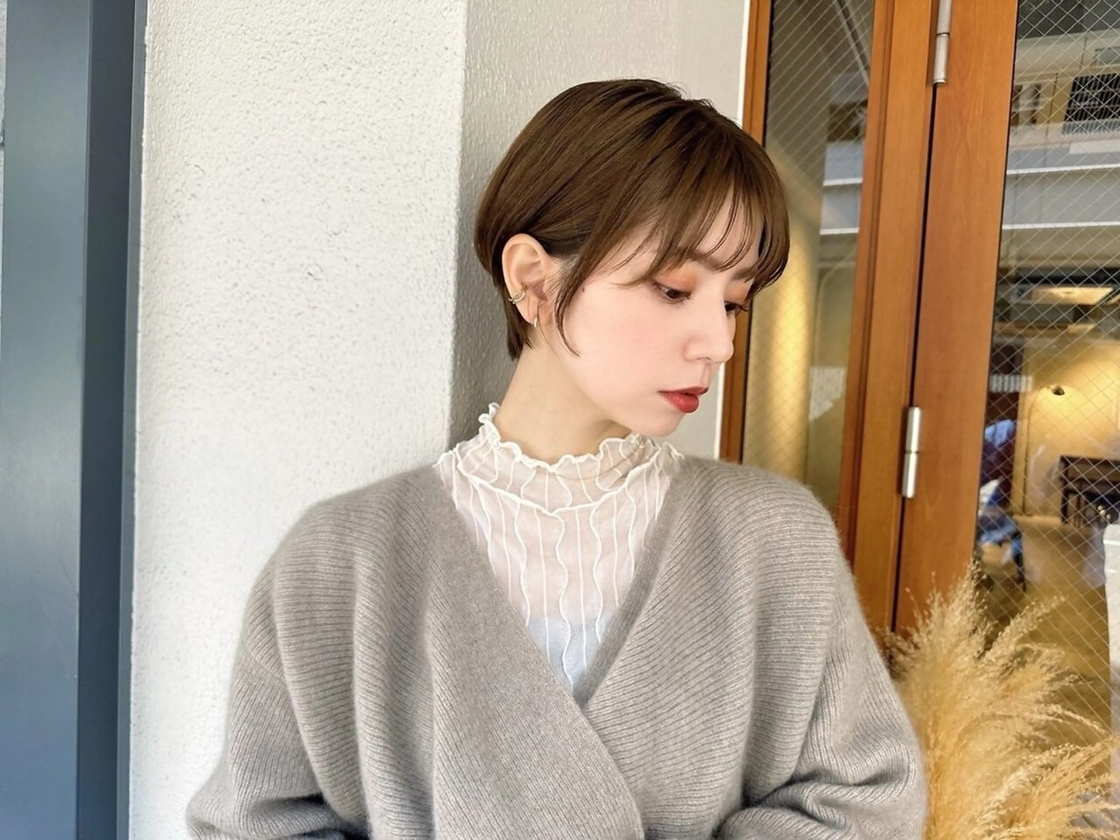 4月限定 カット + 透明感カラー + 炭酸ケアシャンプ ※別途ロング料金¥550〜の写真