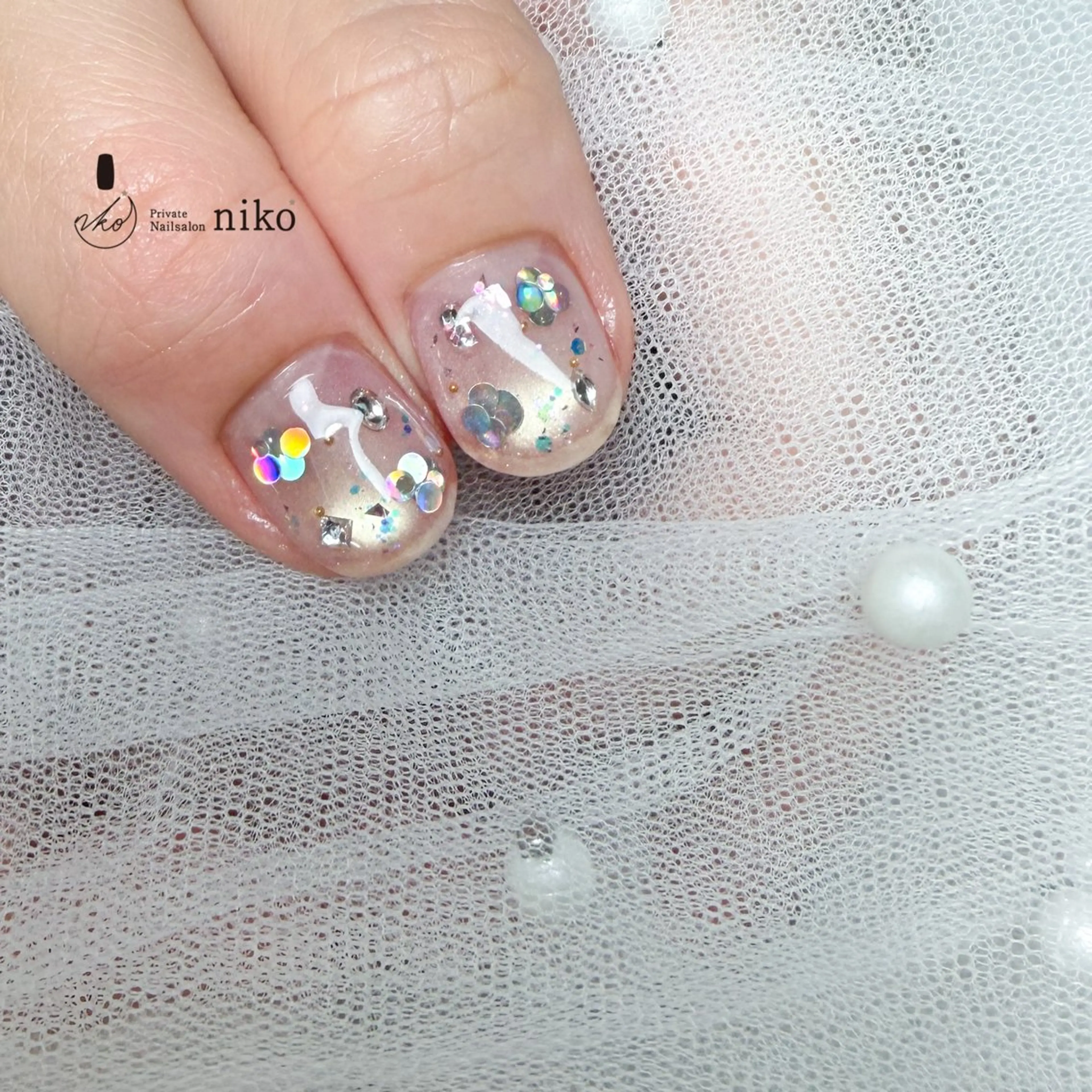 ネイル ハンドネイル フットネイル 岡部 彩美のネイルデザイン