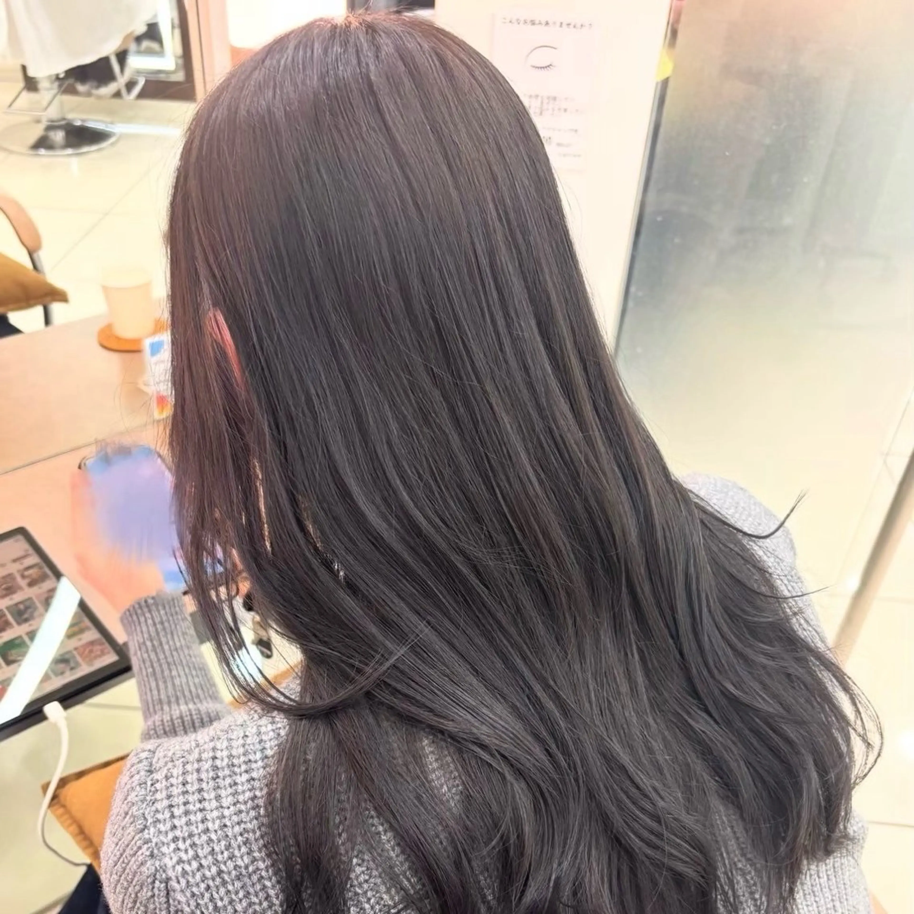 ロング カラー 透明感カラー STYLE横浜所属・横浜 アレンジ🎀/ エクステ🌙/もものヘアスタイル