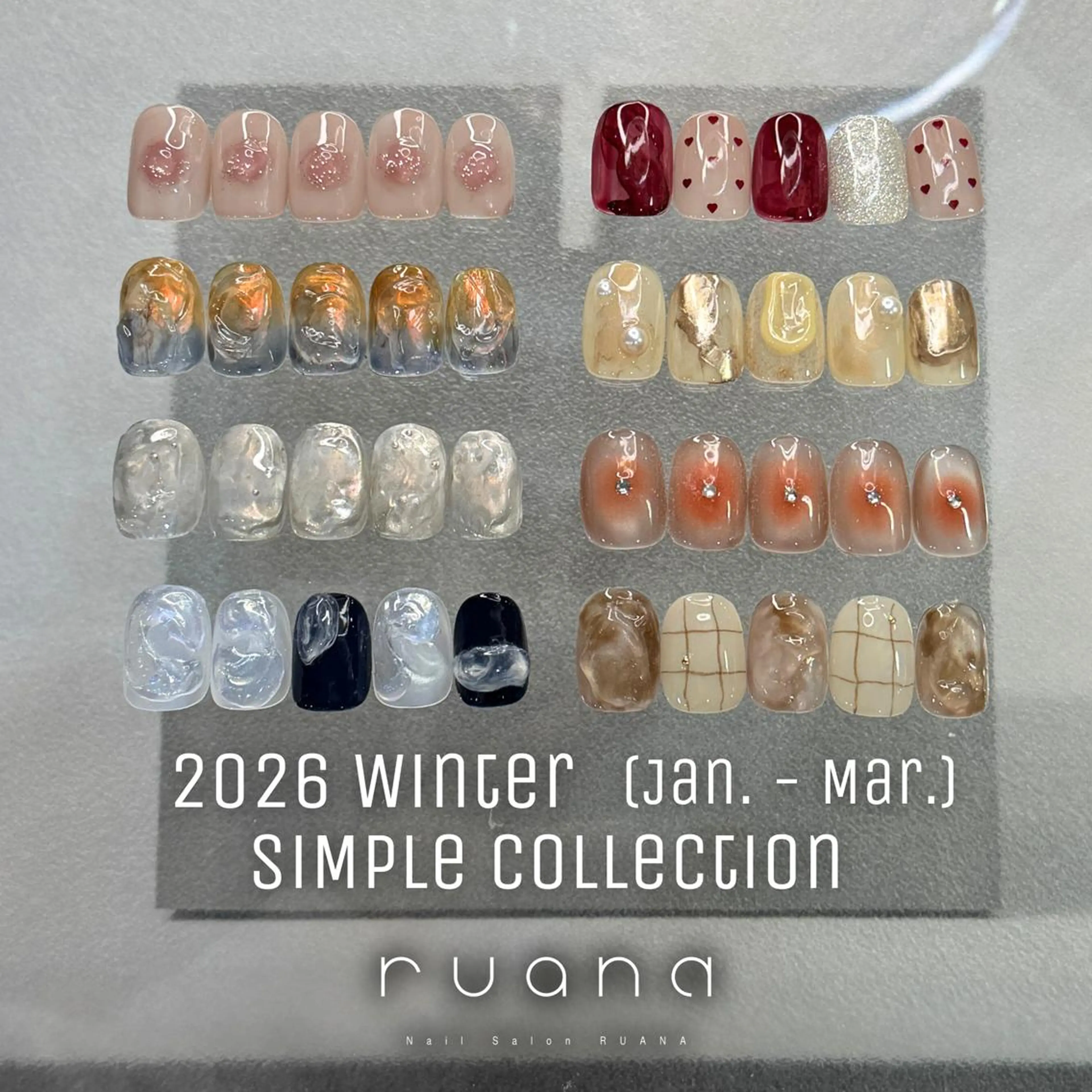 ネイル ハンドネイル 中西 心純愛のネイルデザイン