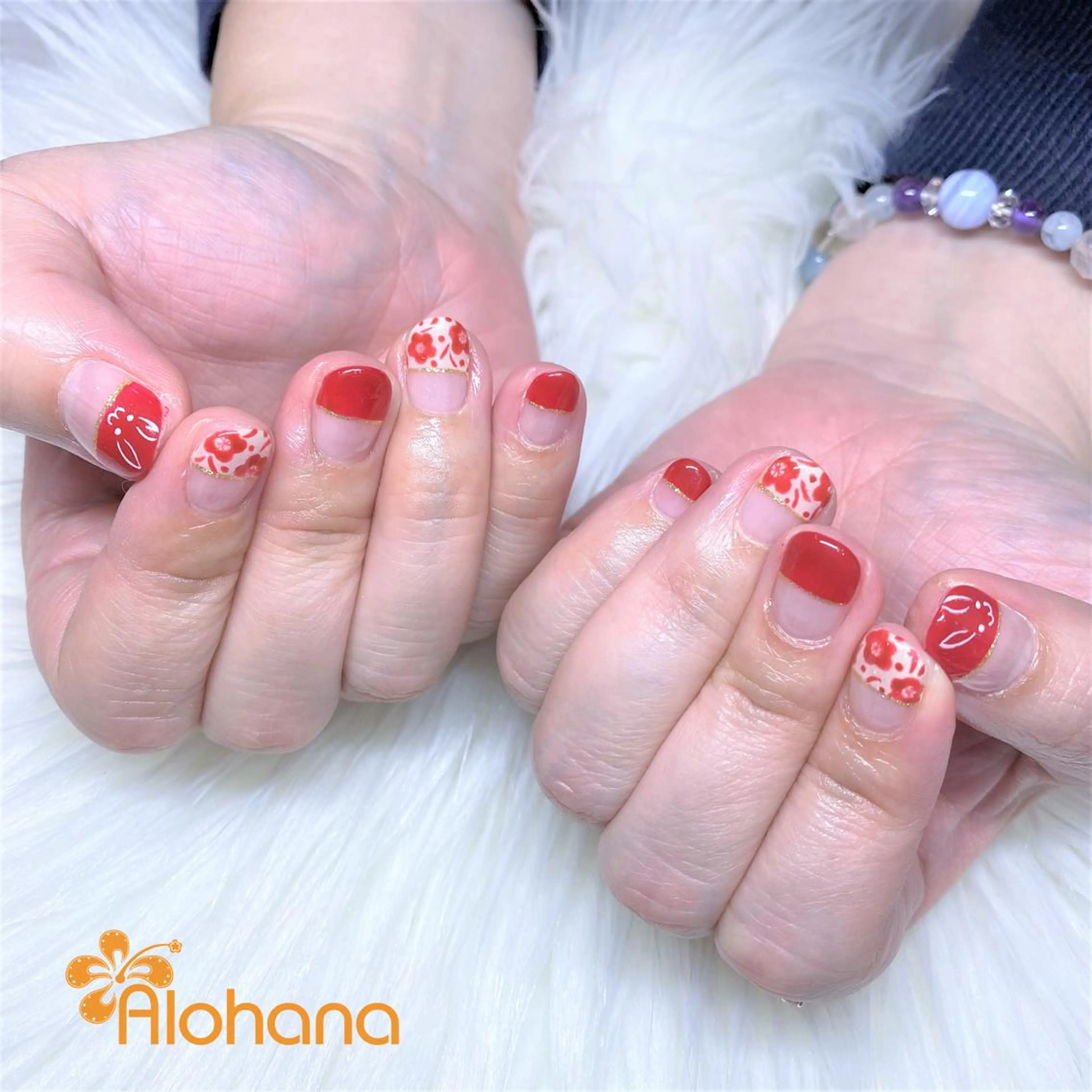 ネイル ハンドネイル Alohana Minaのネイルデザイン