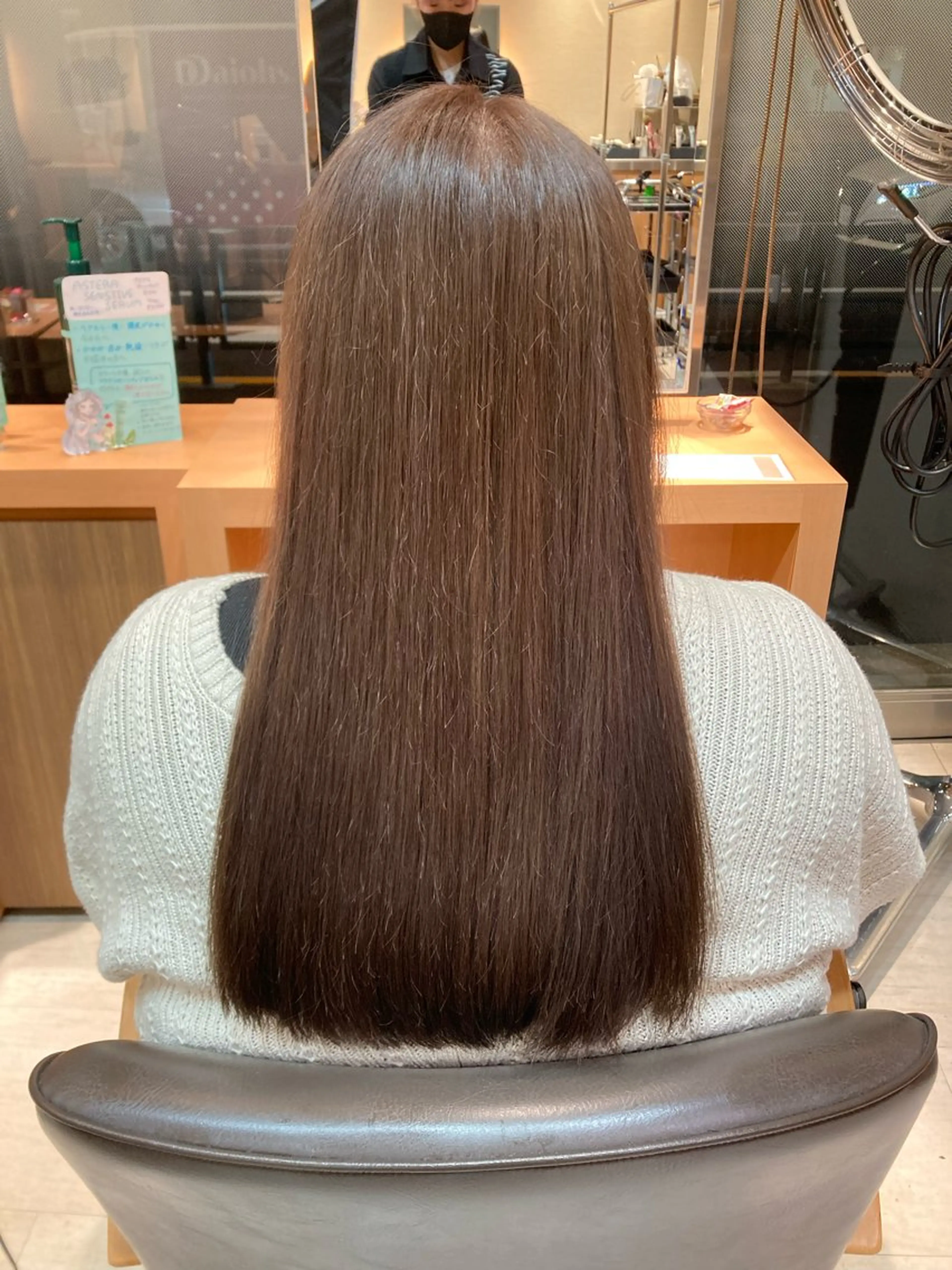 ロング カラー ブラウンカラー ナチュラルブラウン JINNO 【高円寺】のヘアスタイル