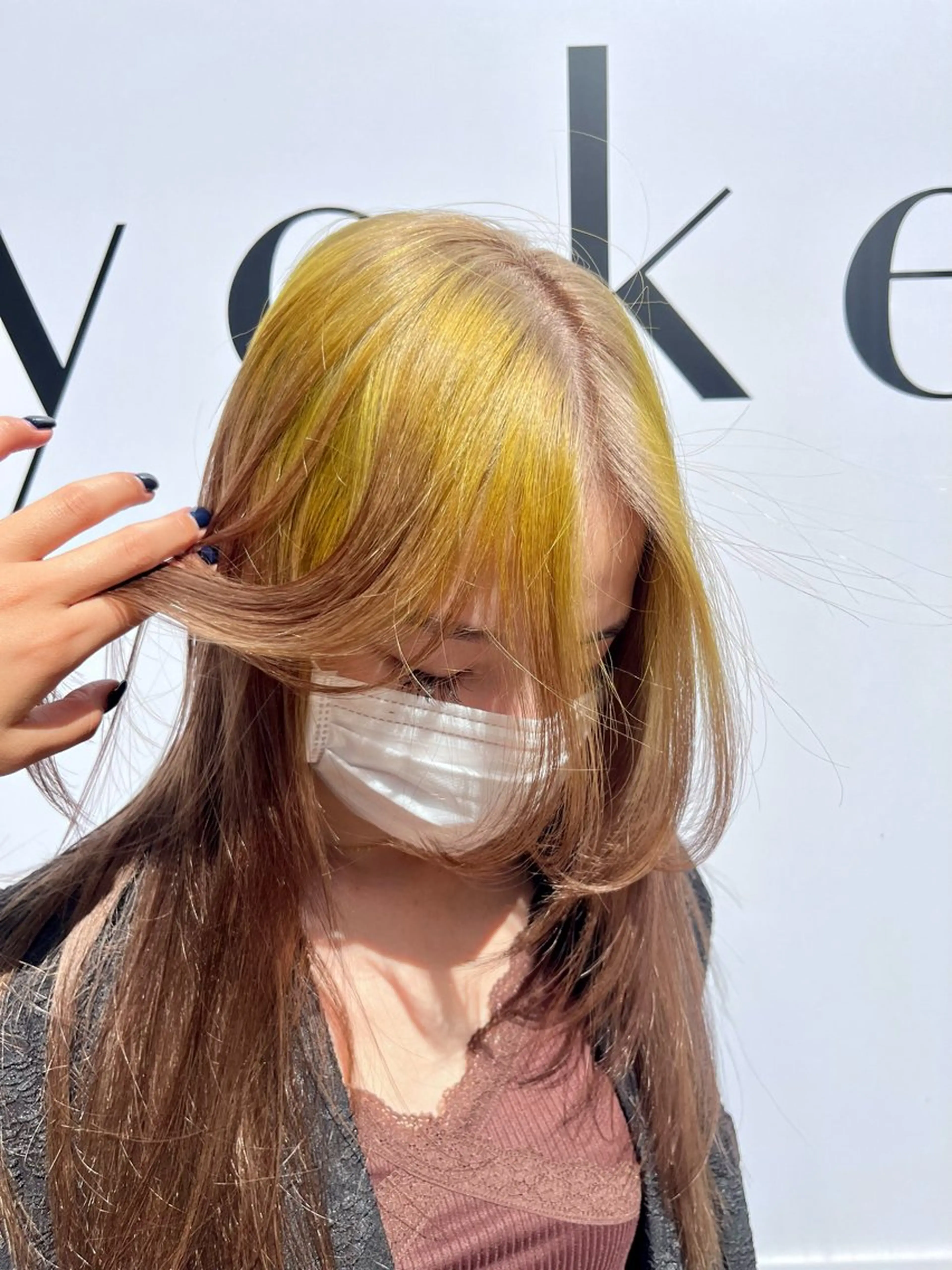 ロング カラー iLi🫧kim ryongna🦋のヘアスタイル