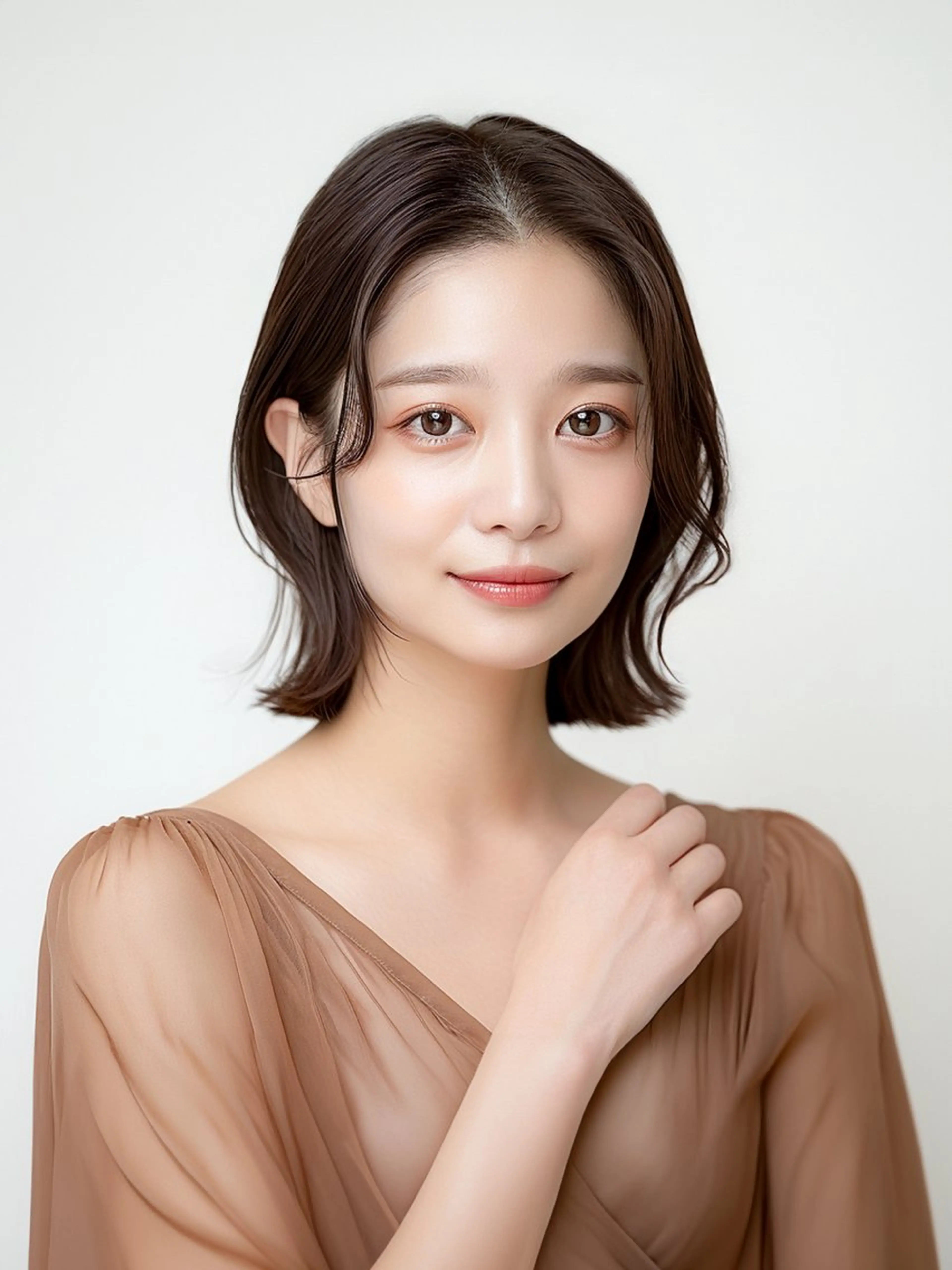 ミディアム カラー ヘアカラー トリートメント MAI /橿原美容室のヘアスタイル