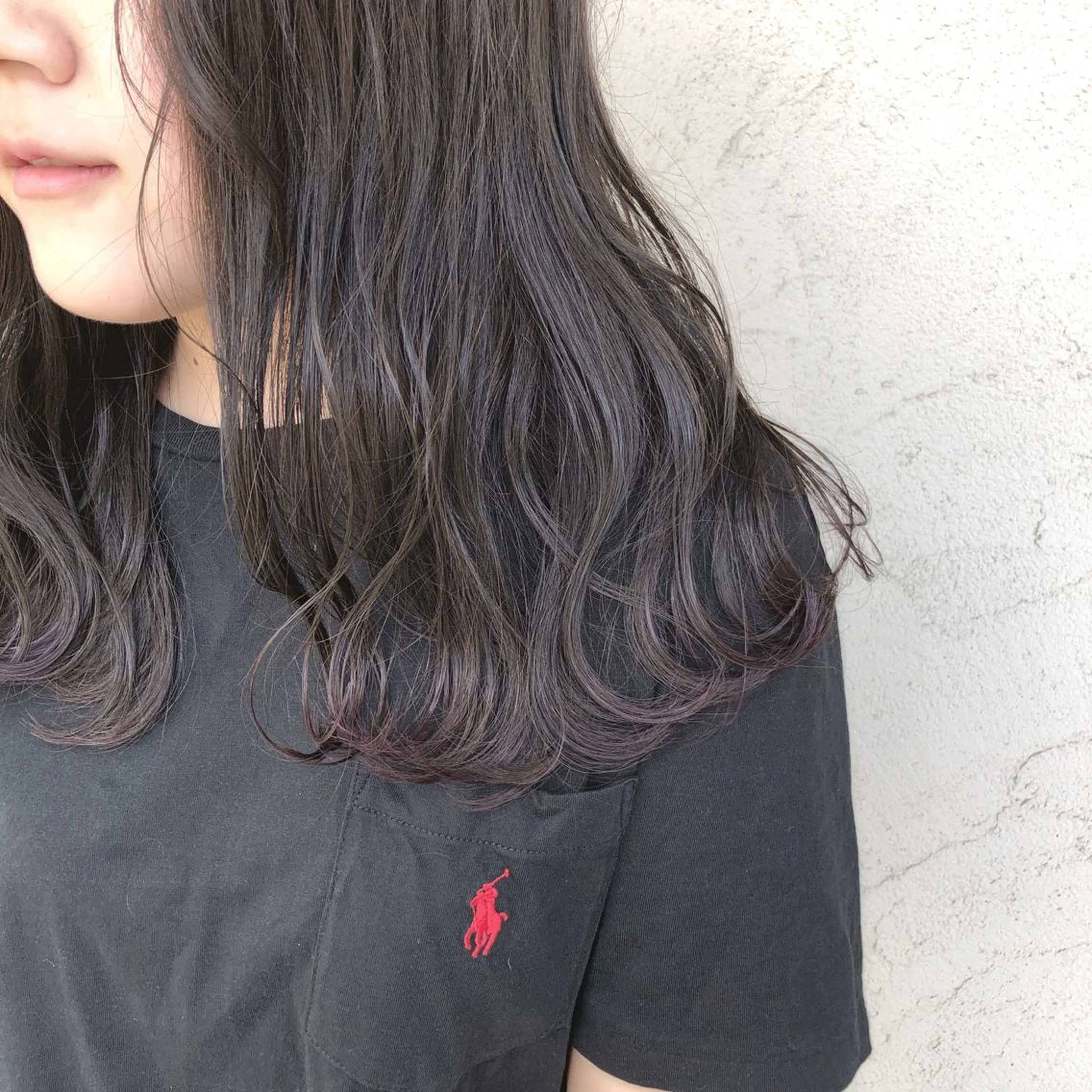ミディアム カラー アディクシーカラー ブリーチ ヘアカラー トリートメント ヘアセット 艶髪育成サロン 京橋　shinのヘアスタイル