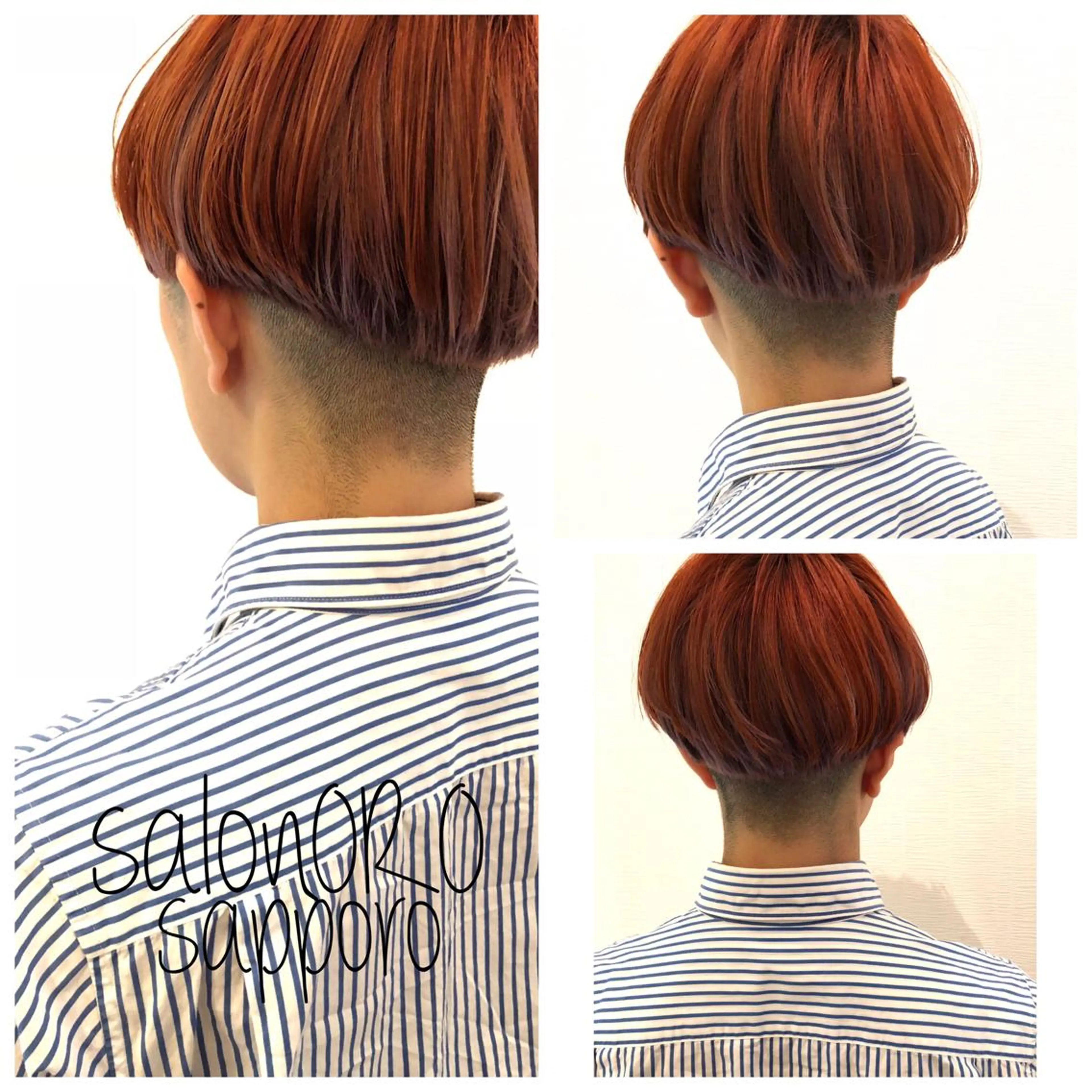 ショート カラー ヘアカラー トリートメント 平川 友希子のヘアスタイル