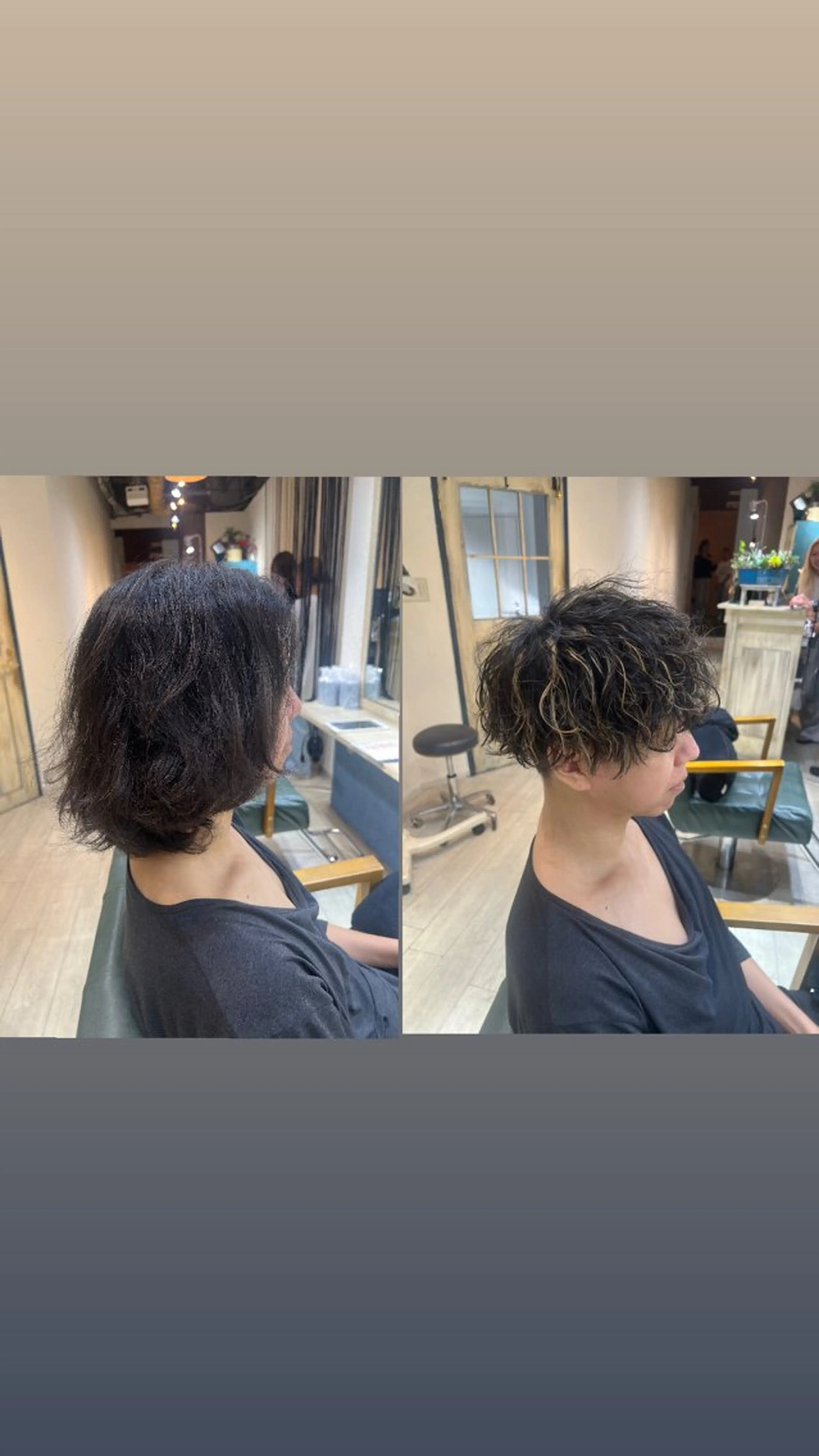 ショート カラー パーマ メンズ メンズハイライト メンズパーマ ハイライトカラー 卒業式のヘアスタイル ハイライト たけかわ みずきのヘアスタイル