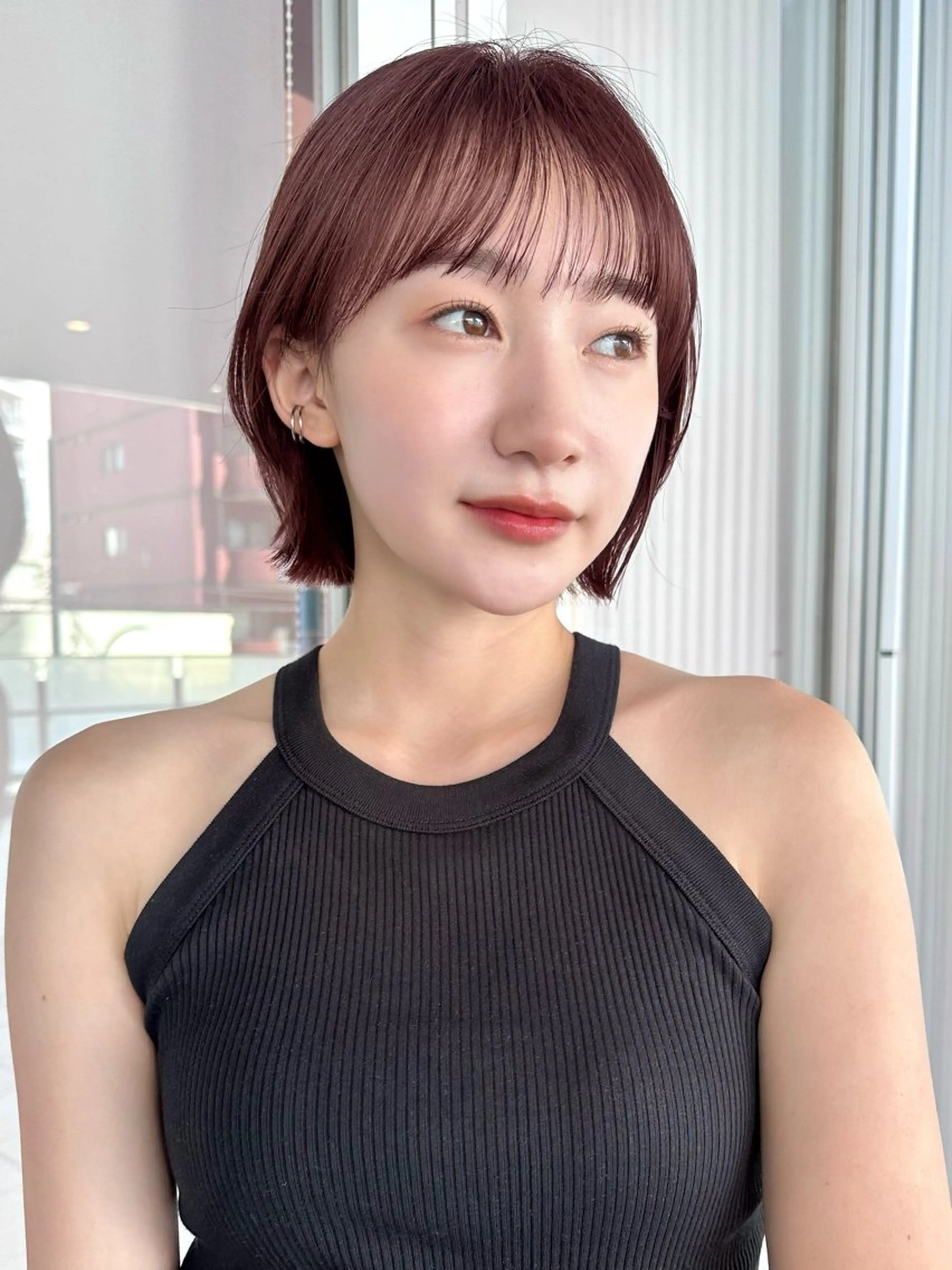 ショート カラー 越後 遥/ 透明感カラー🪞🤍のヘアスタイル