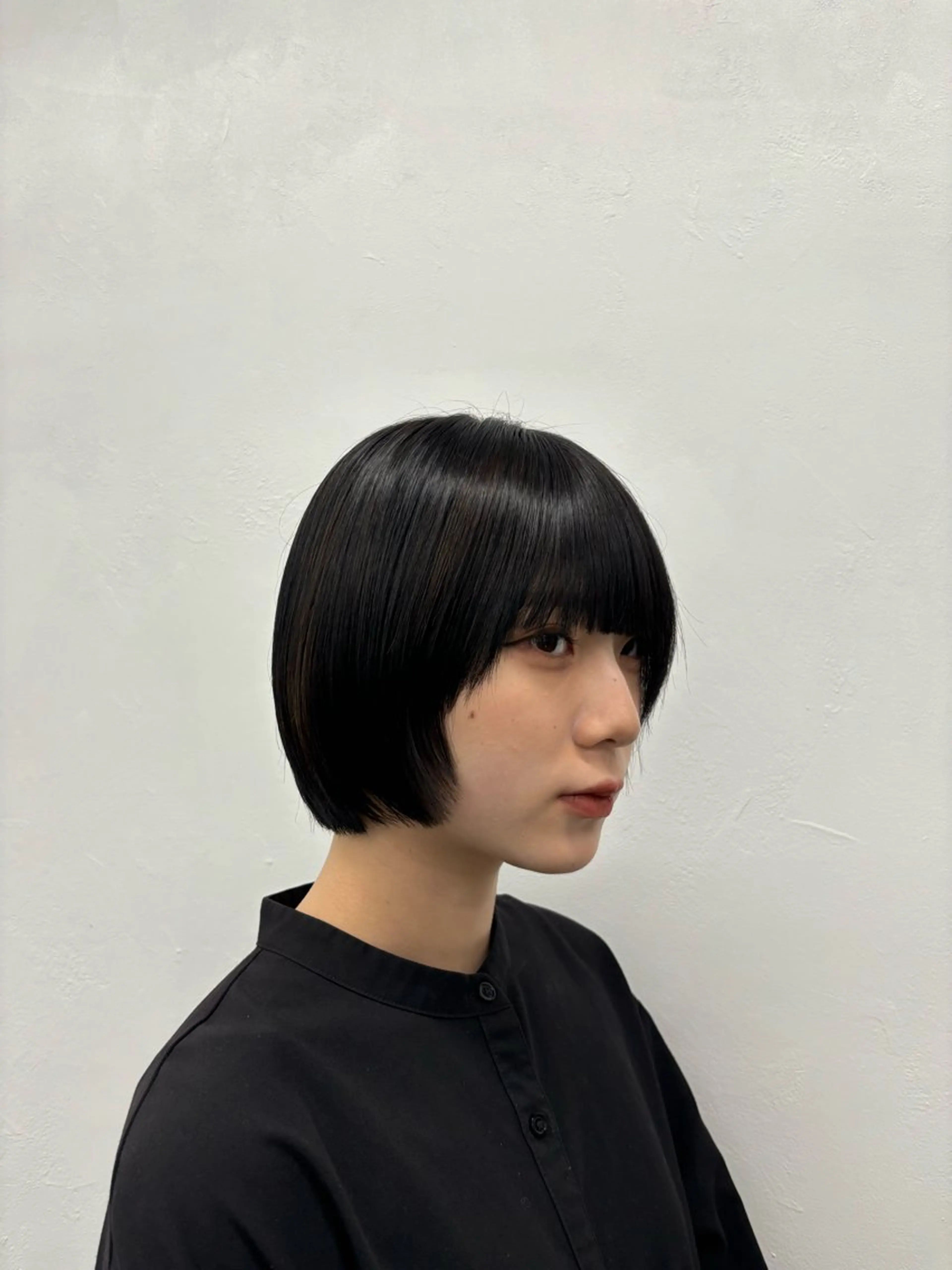 ショート 顔周りカット レイヤーカット カット 西野 朝陽のヘアスタイル