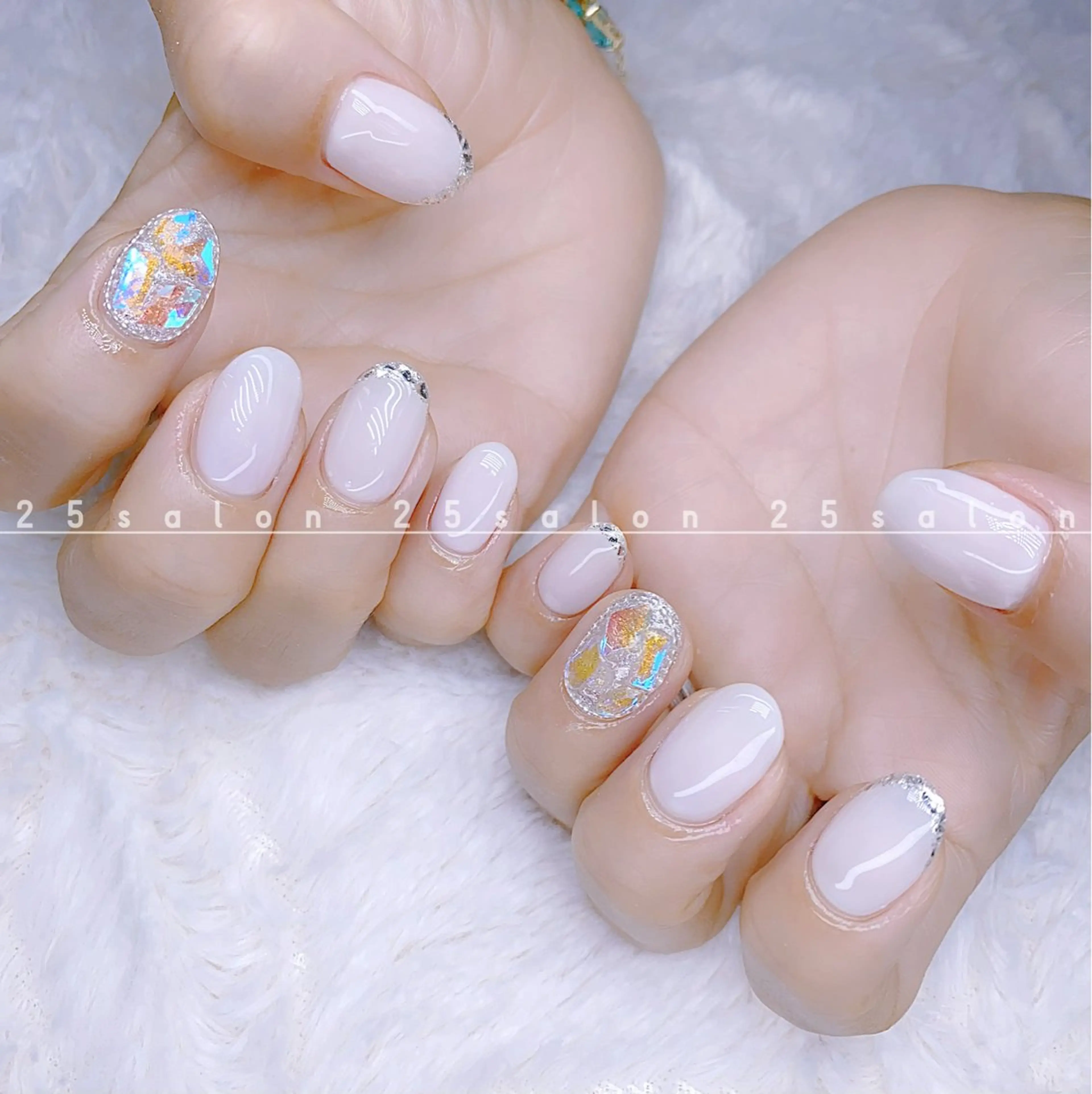 ネイル ジェルネイル 韓国ネイル ニュアンスネイル パラジェル ワンホンネイル 2 5のマツエク・マツパデザイン