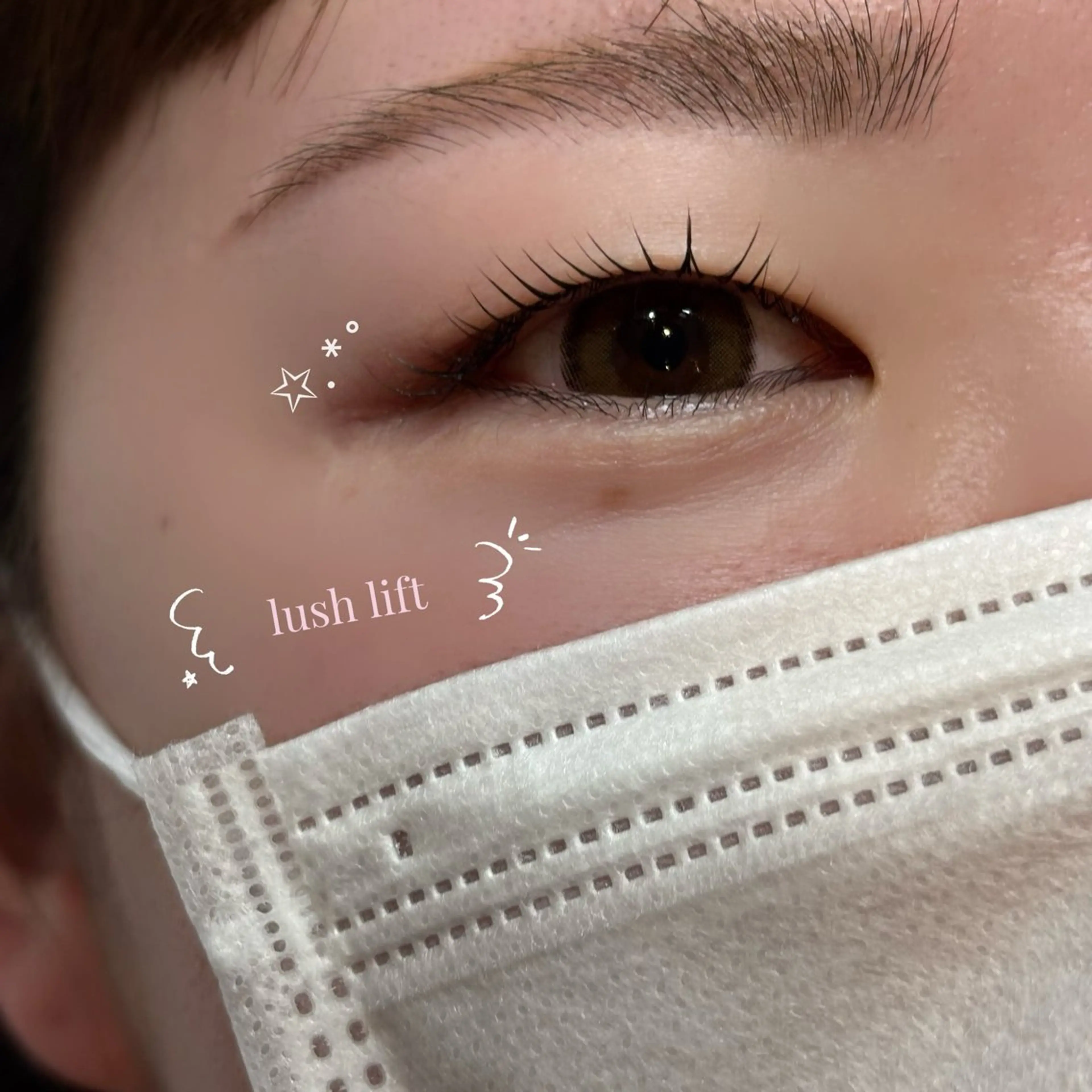 マツエク・マツパ 一重×まつ毛パーマ ココテラス 高橋のマツエク・マツパデザイン