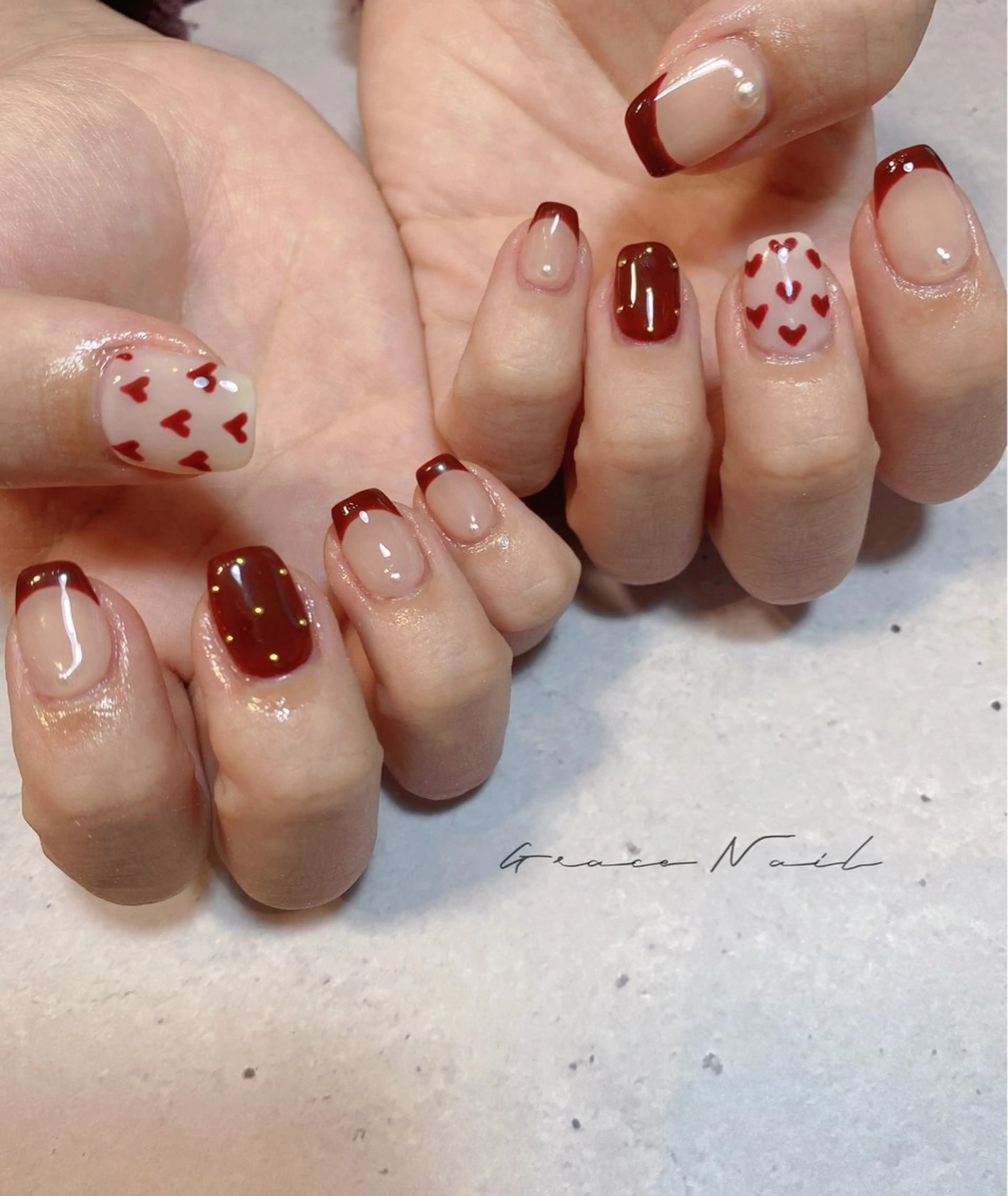 ネイル ハンドネイル ☆*｡Grace Nail｡*☆のネイルデザイン