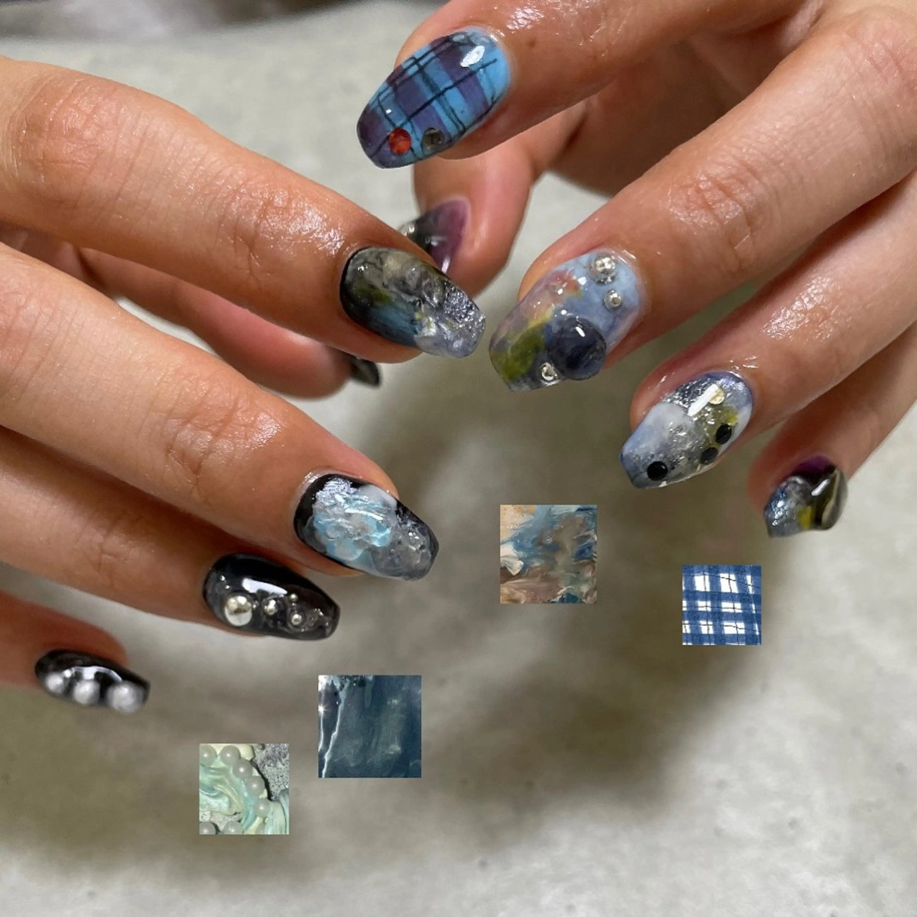 ネイル RooM tani /個性派ニュアンスのネイルデザイン