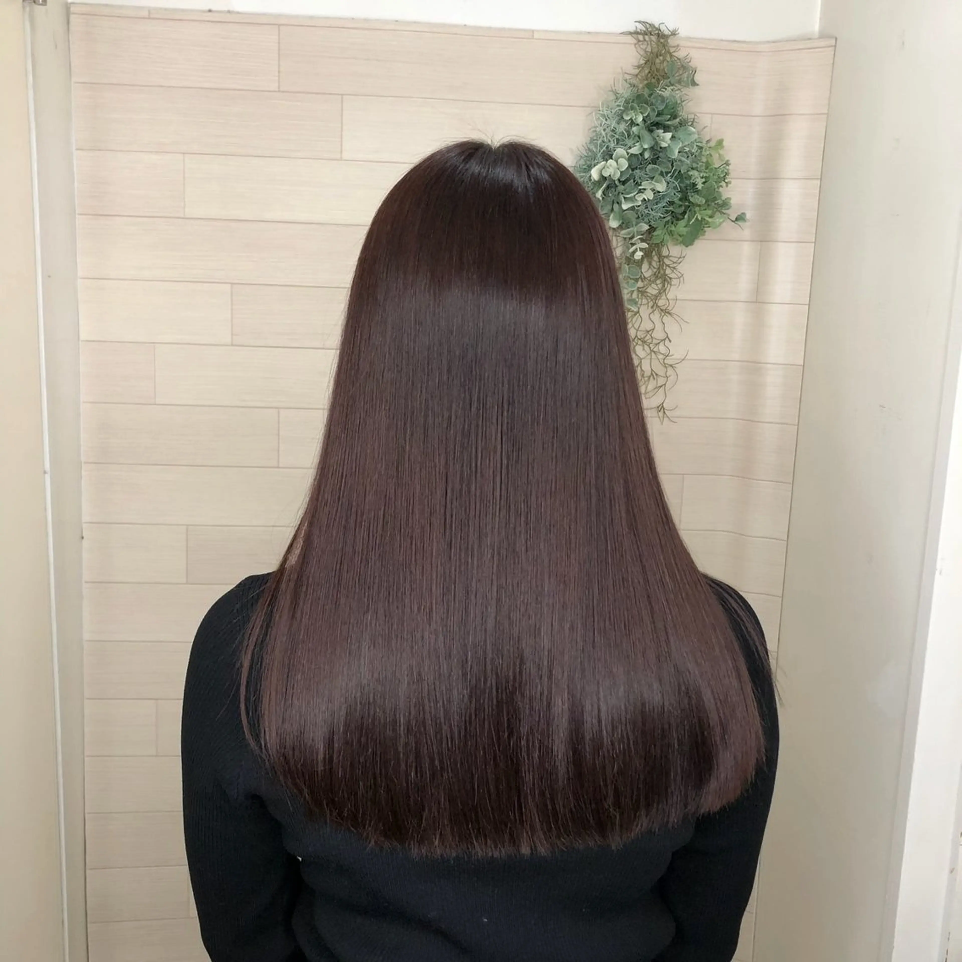 ロング カラー 髪質改善 💠 韓国風うる艶/シオリのヘアスタイル
