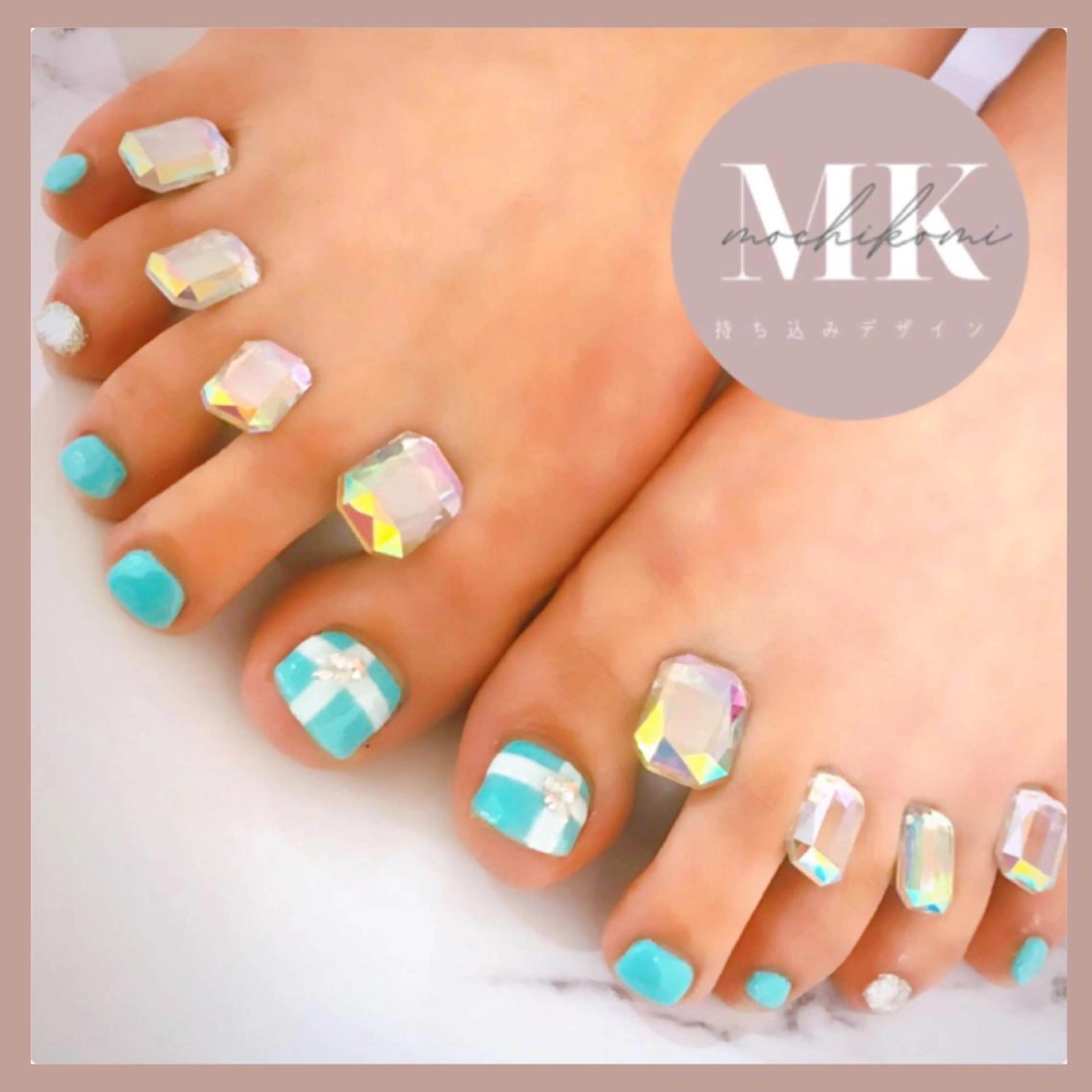 ネイル フットネイル 持ち込み Nailsalon Caiseのネイルデザイン